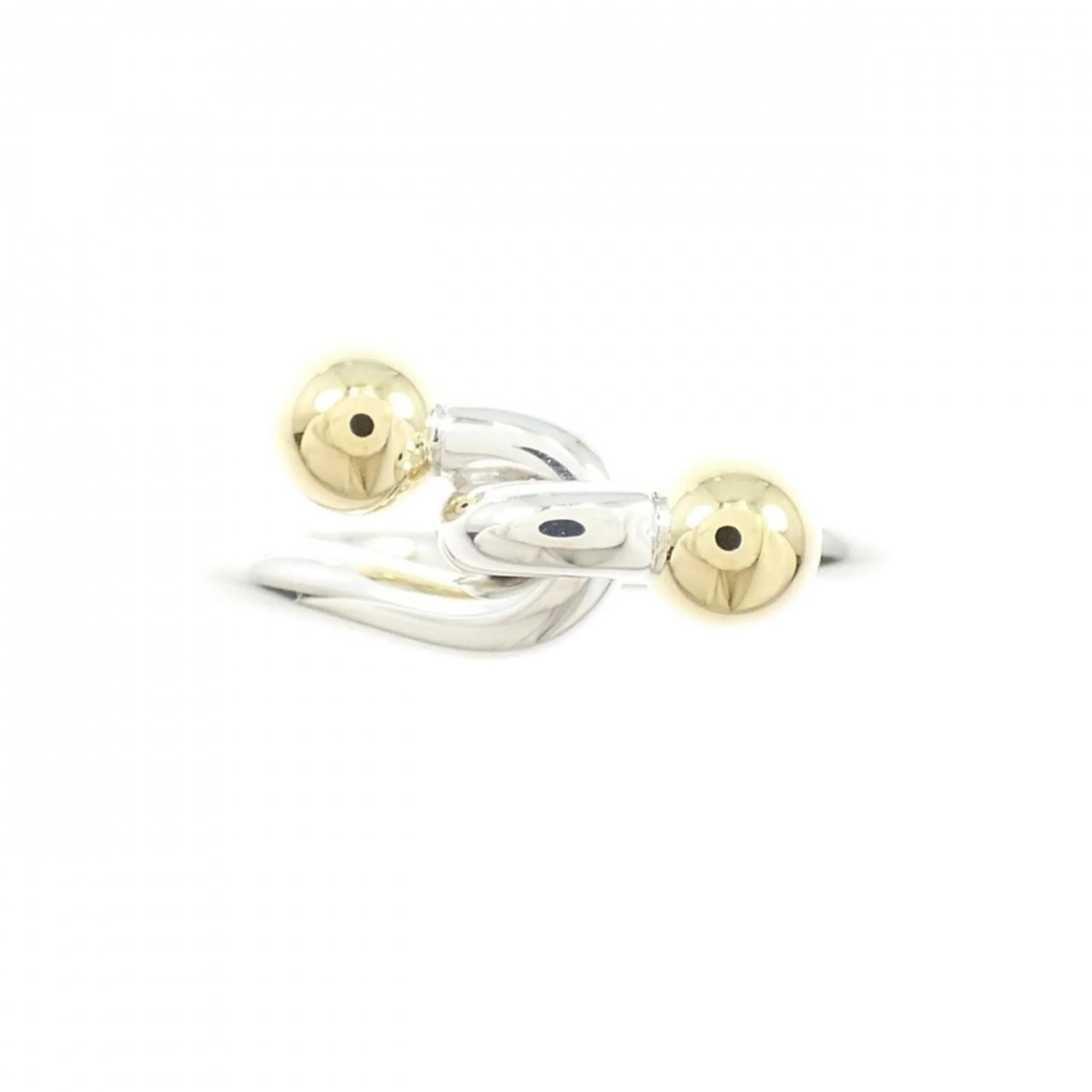 Hook Ring Sterling Silver and 18K Yellow Gold - Image 2