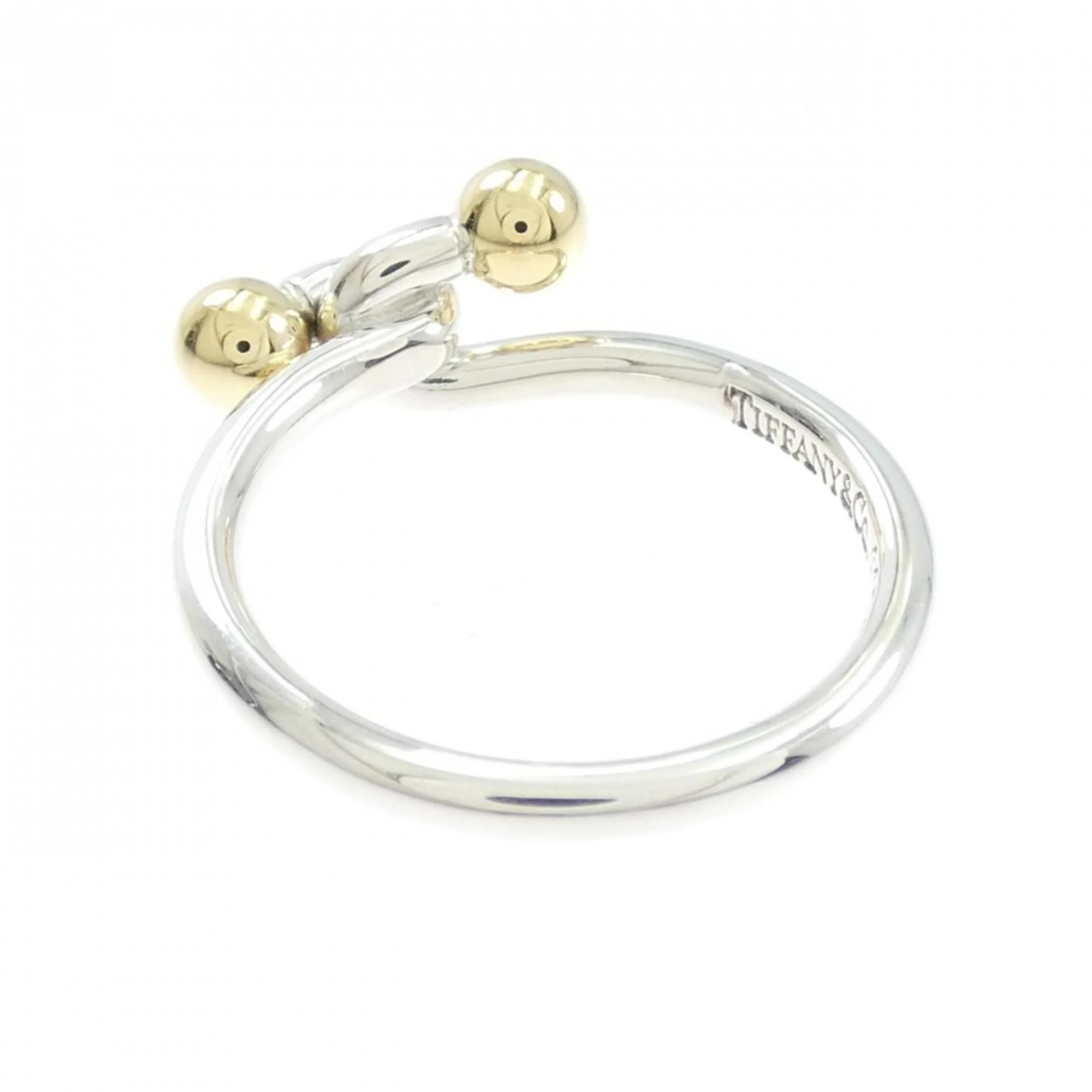 Hook Ring Sterling Silver and 18K Yellow Gold - Image 3