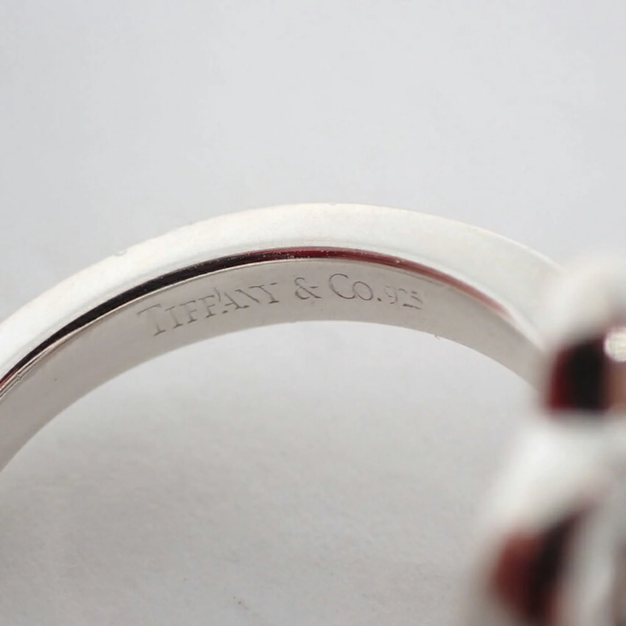 Loving Heart Ring Sterling Silver with Diamond - Image 8