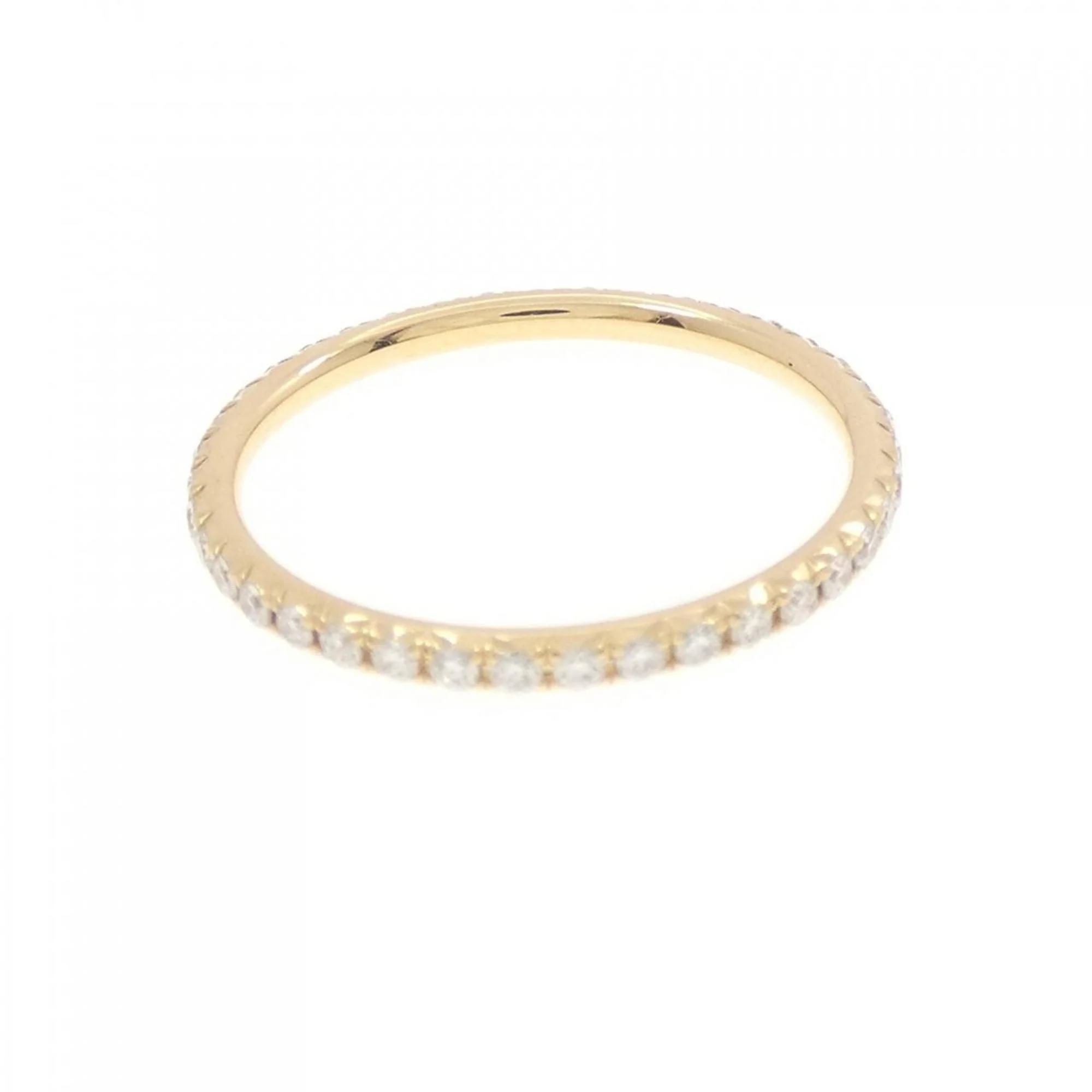 Metro One Band Ring 18K Yellow Gold with Diamond - Image 3