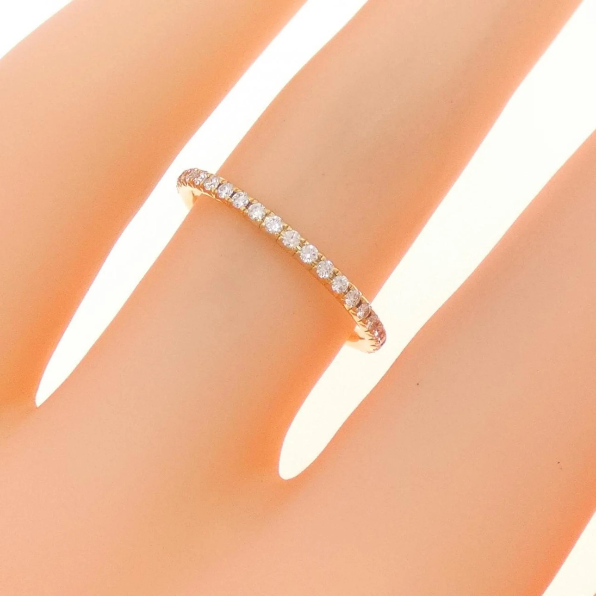 Metro One Band Ring 18K Yellow Gold with Diamond - Image 5