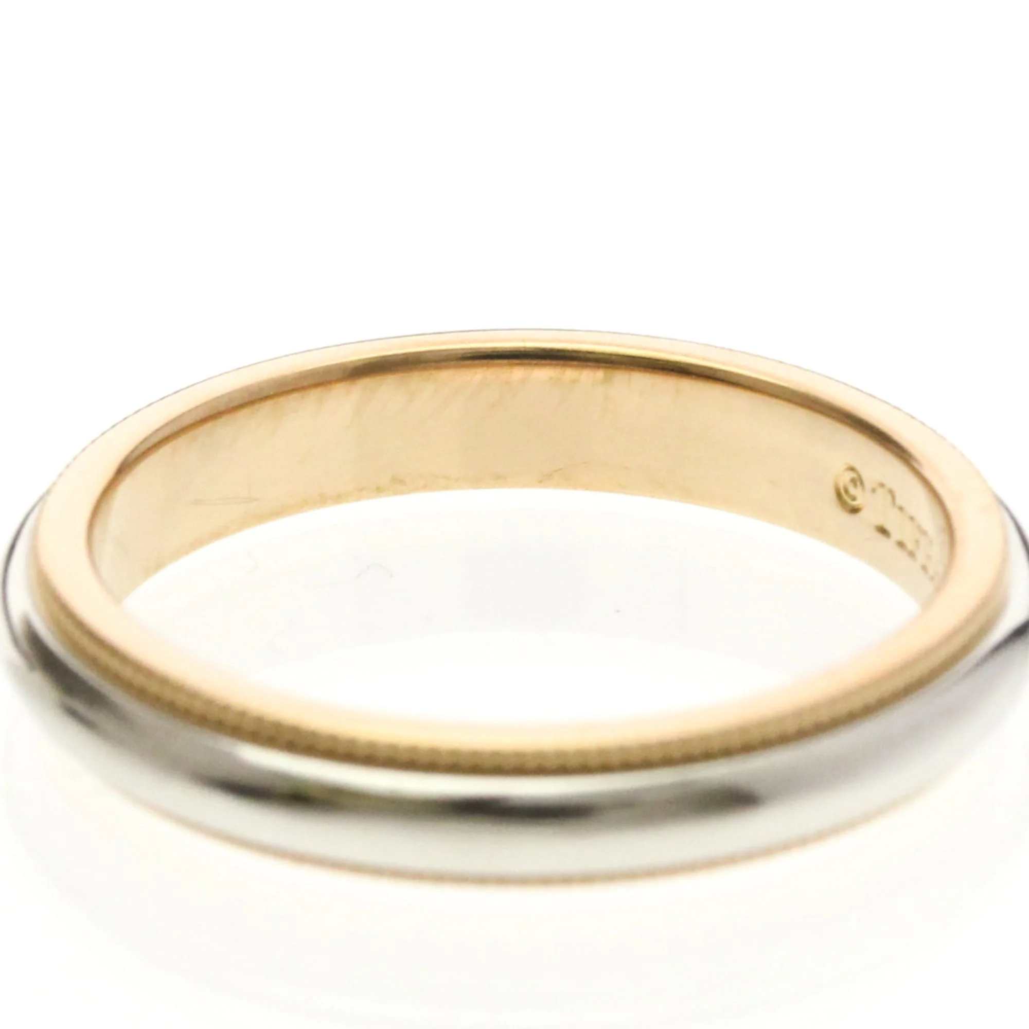 Milgrain Ring Sterling Silver and 18K Rose Gold and Platinum - Image 8