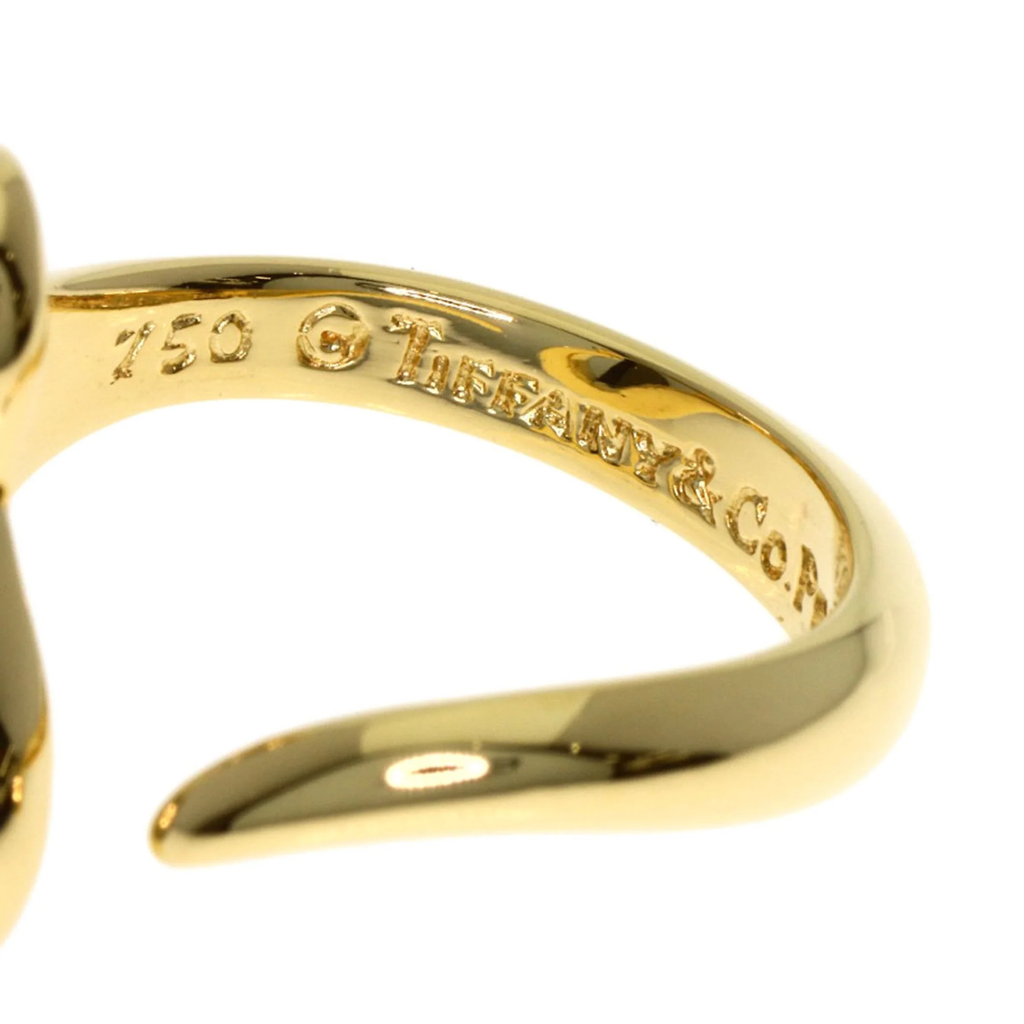 Open Heart Ring 18K Yellow Gold - Image 5