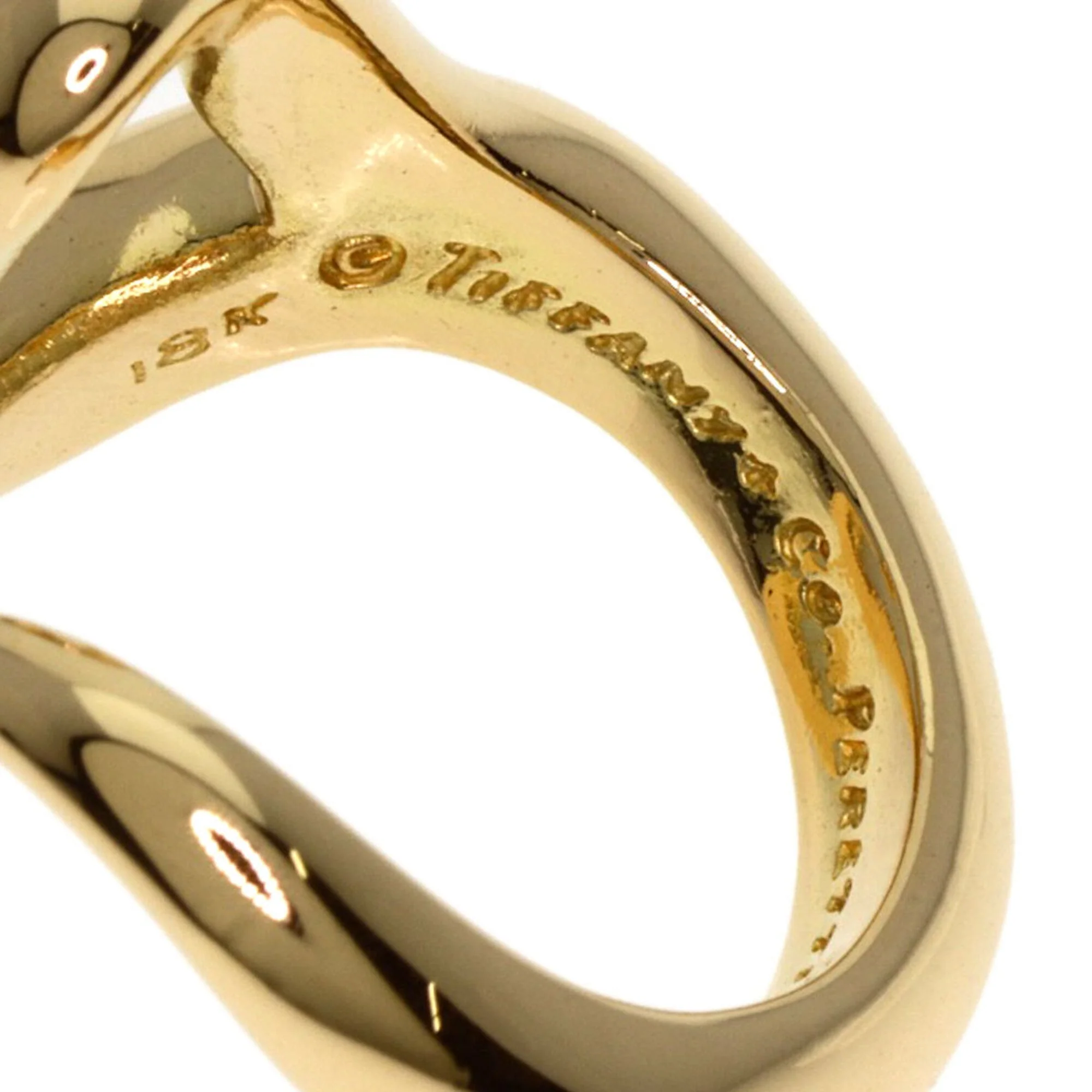 Open Heart Ring 18K Yellow Gold - Image 5