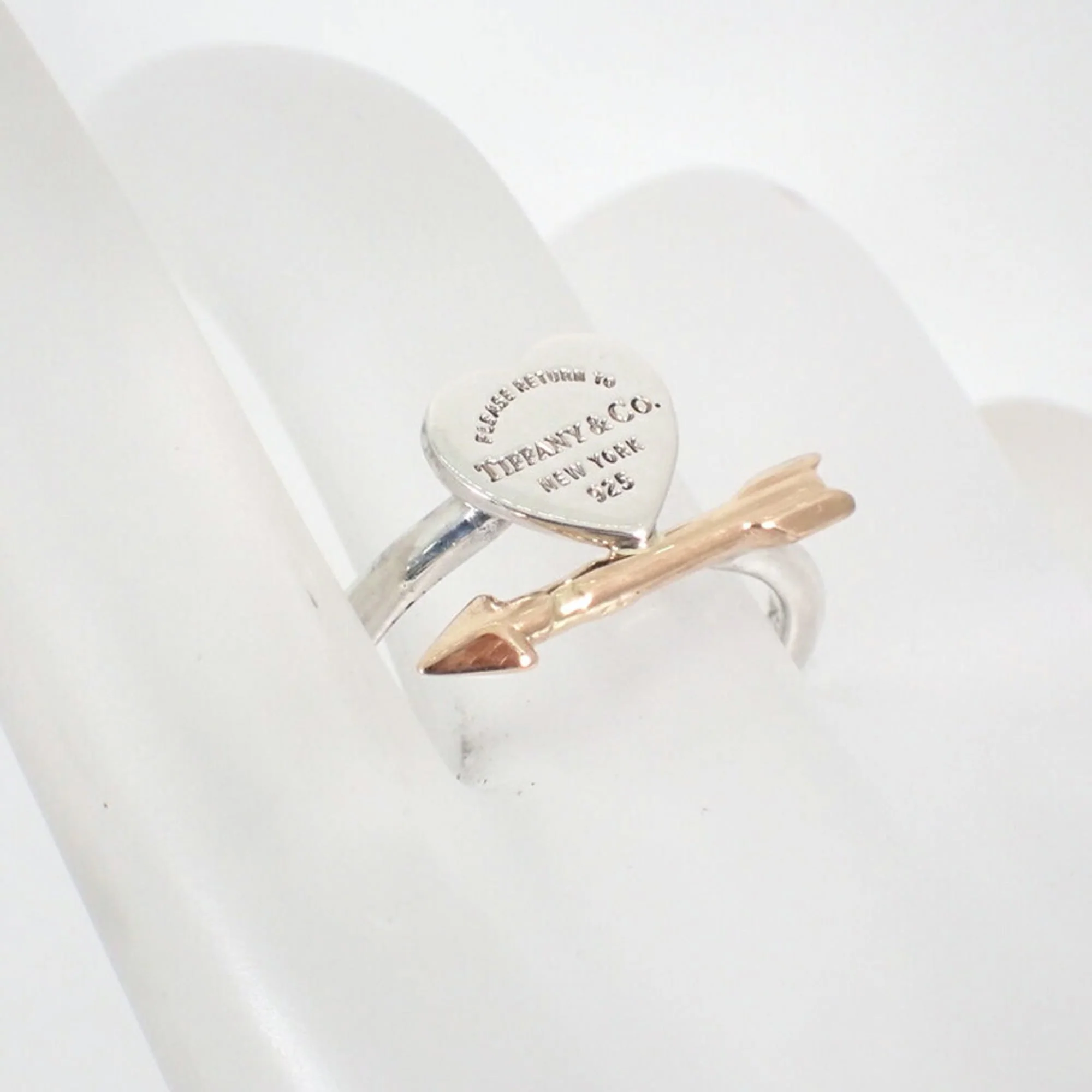 Ring 18K Rose Gold and Sterling Silver - Image 8