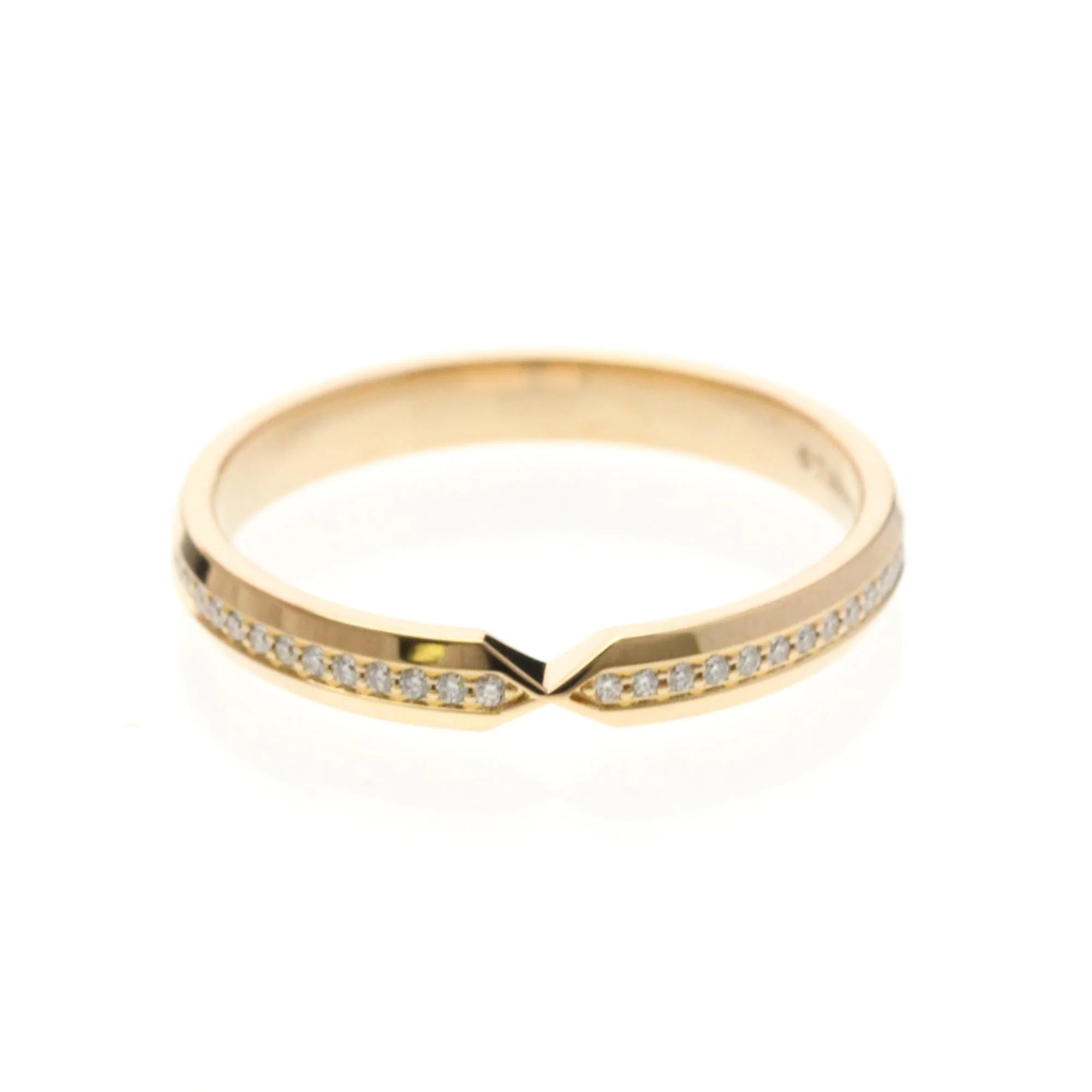 Ring 18K Rose Gold with Diamond