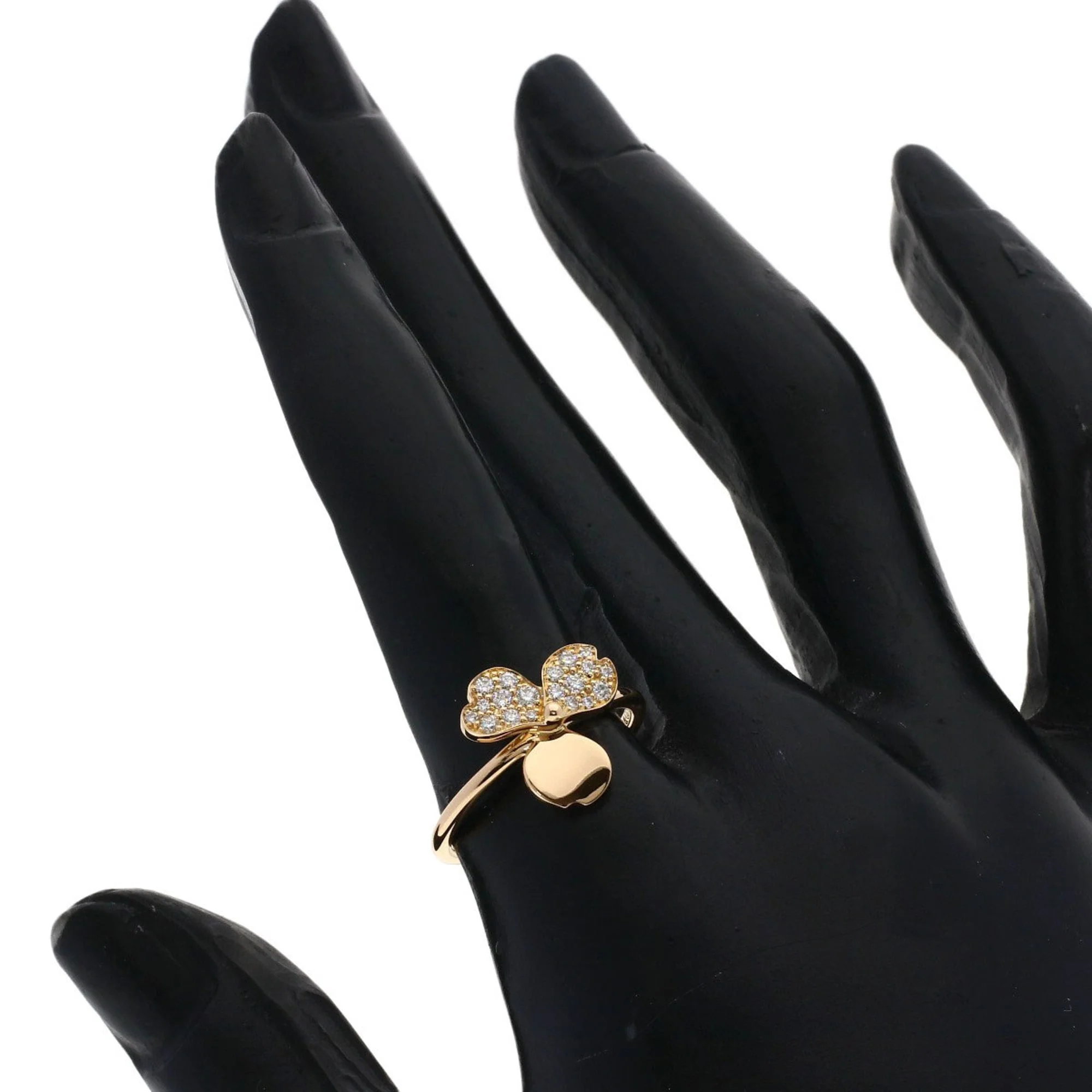Ring 18K Rose Gold with Pink Diamond - Image 7