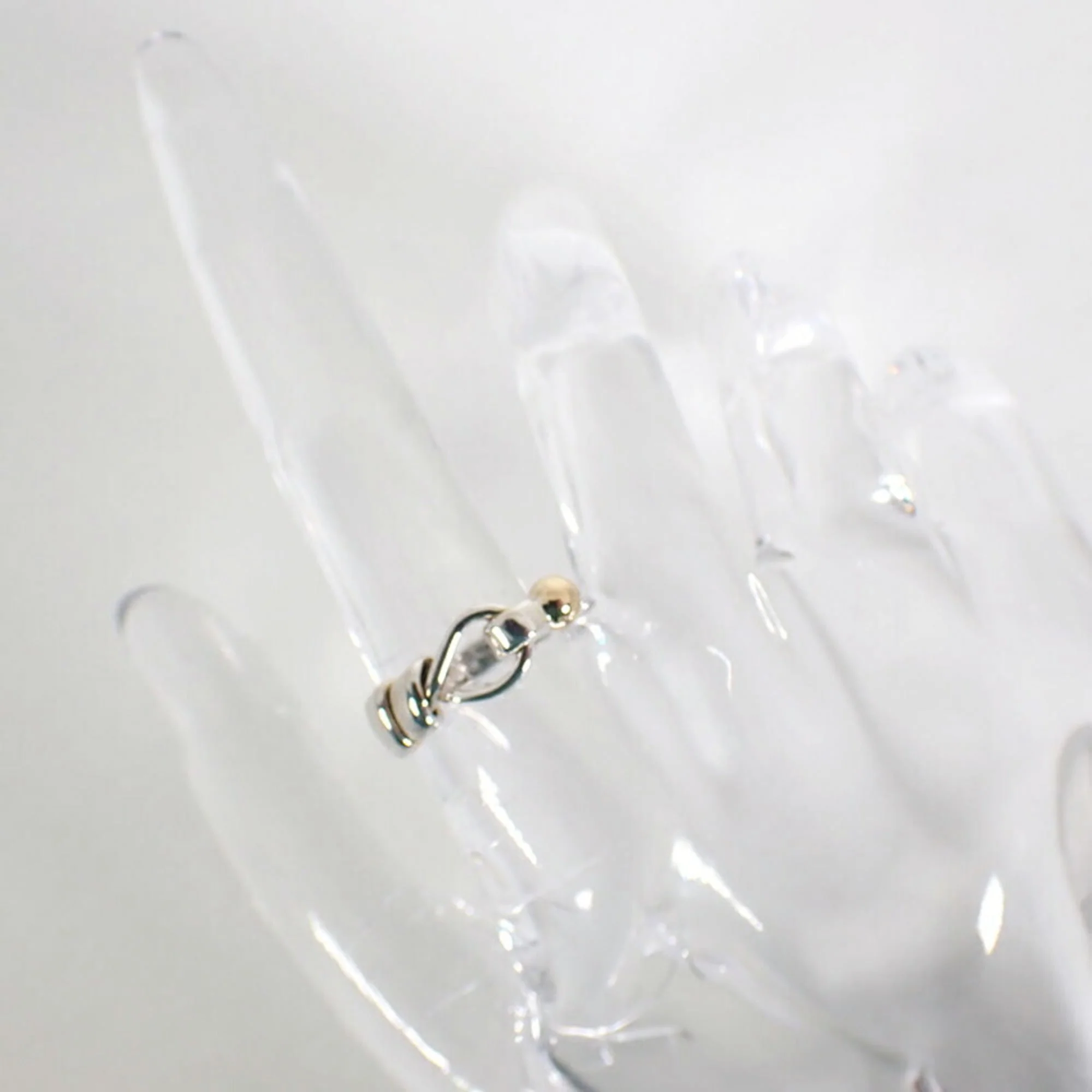 Ring 18K Yellow Gold and Sterling Silver - Image 5