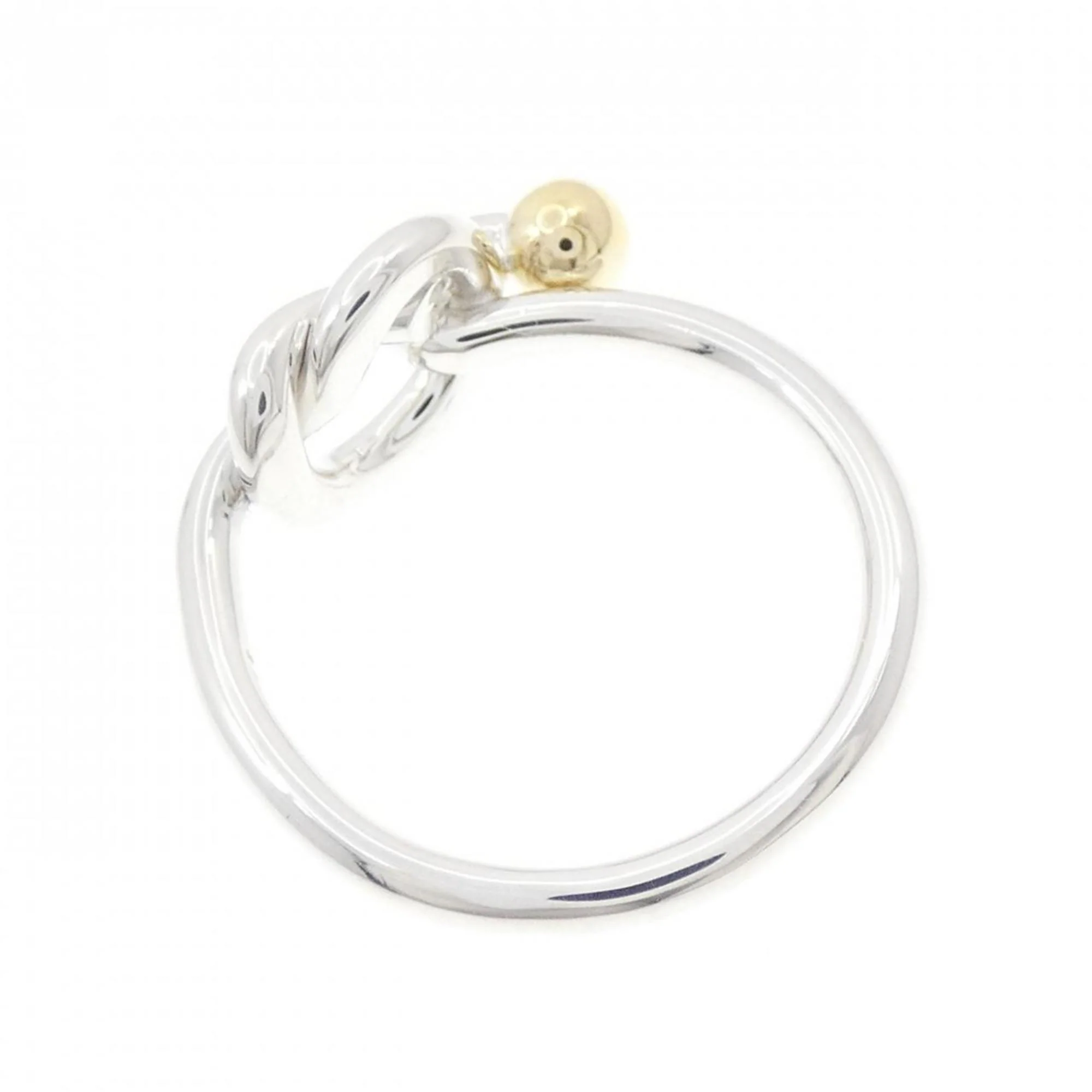 Ring 18K Yellow Gold and Sterling Silver - Image 3