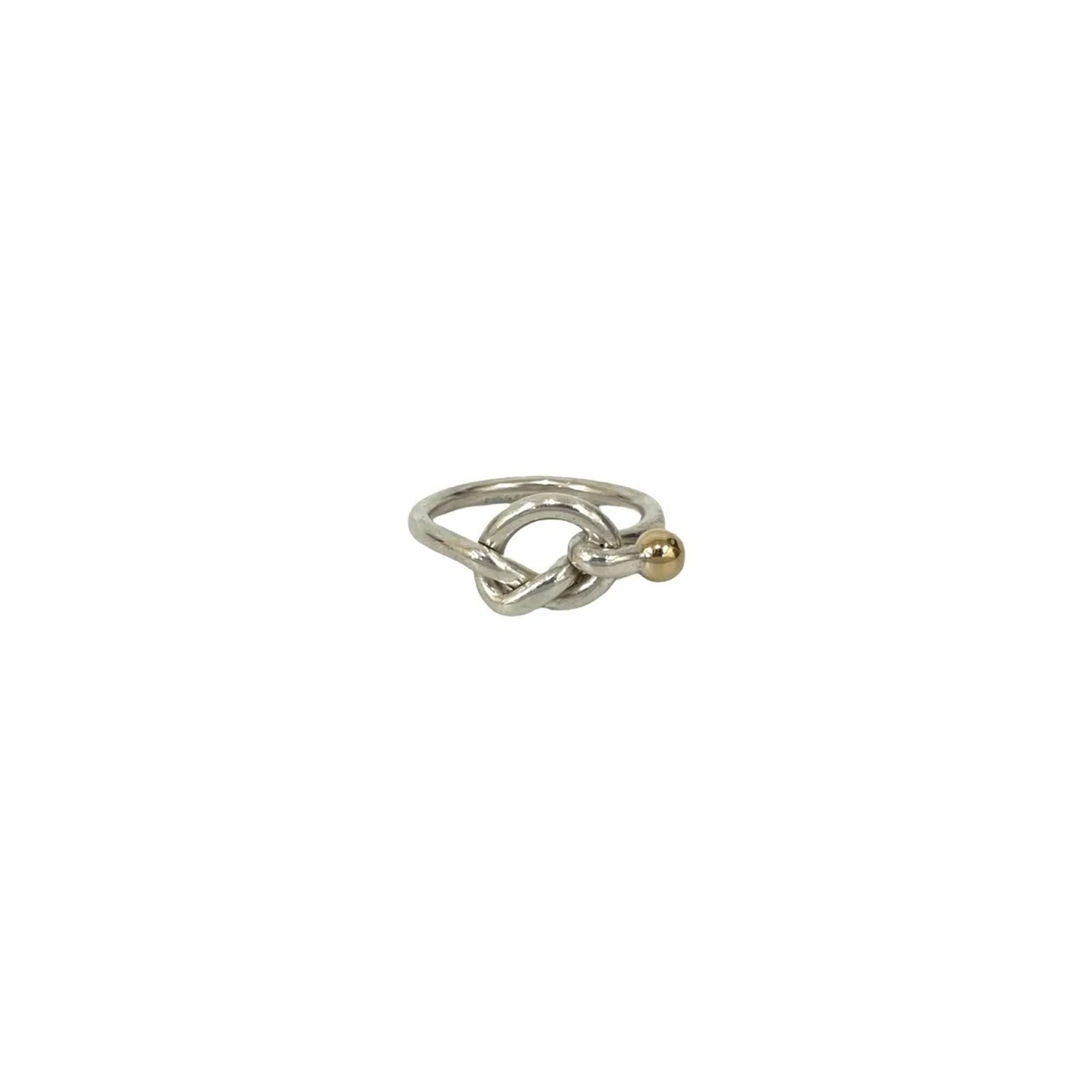 Ring 18K Yellow Gold and Sterling Silver