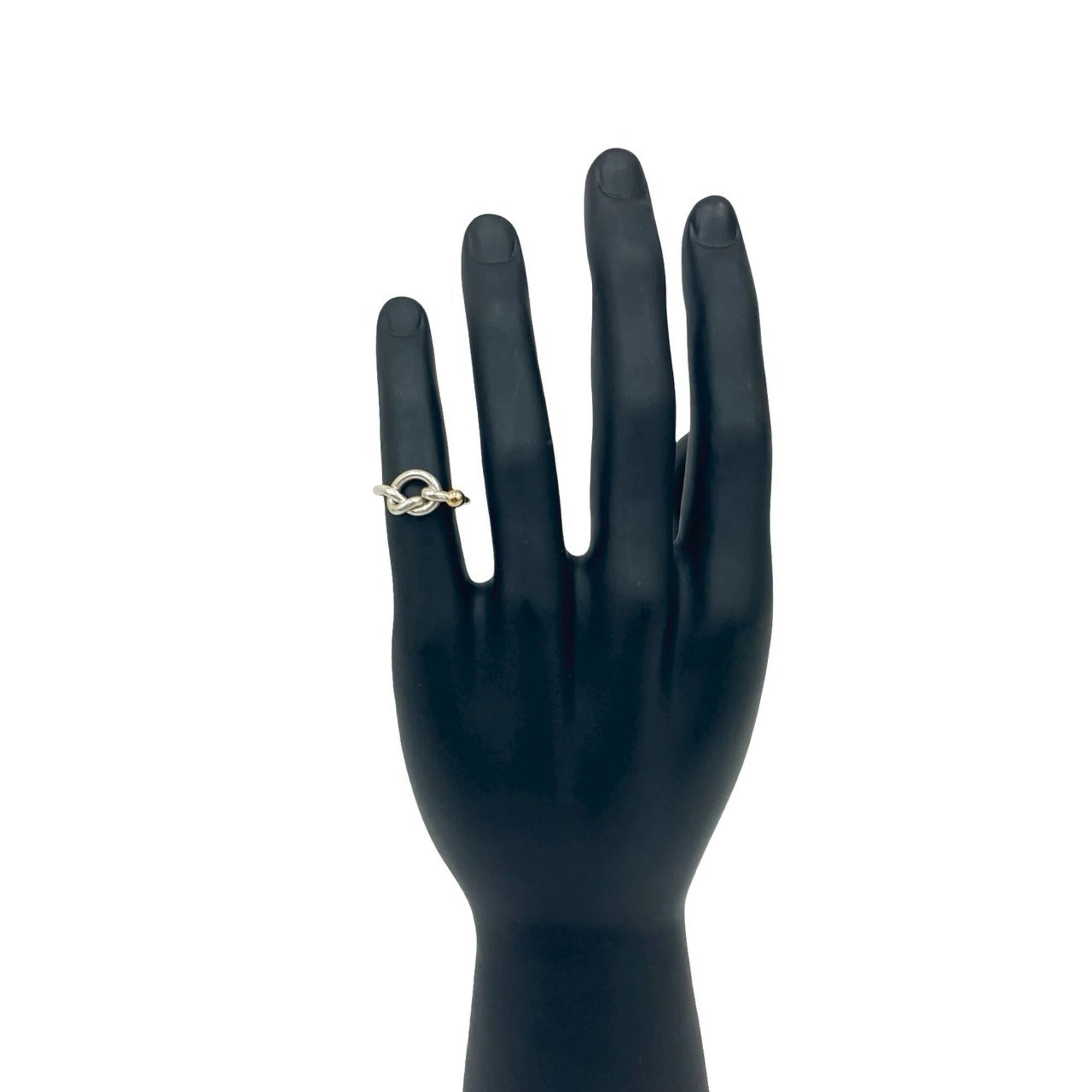 Ring 18K Yellow Gold and Sterling Silver - Image 2