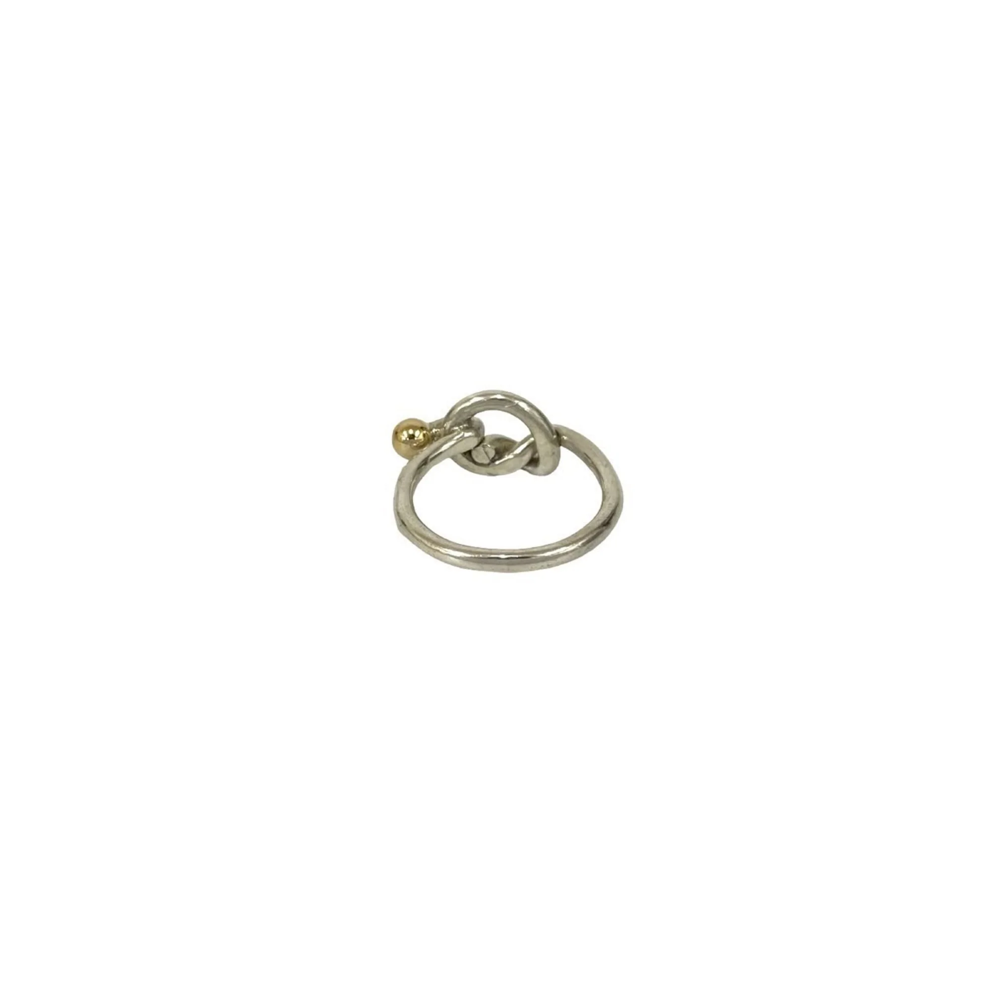 Ring 18K Yellow Gold and Sterling Silver - Image 6