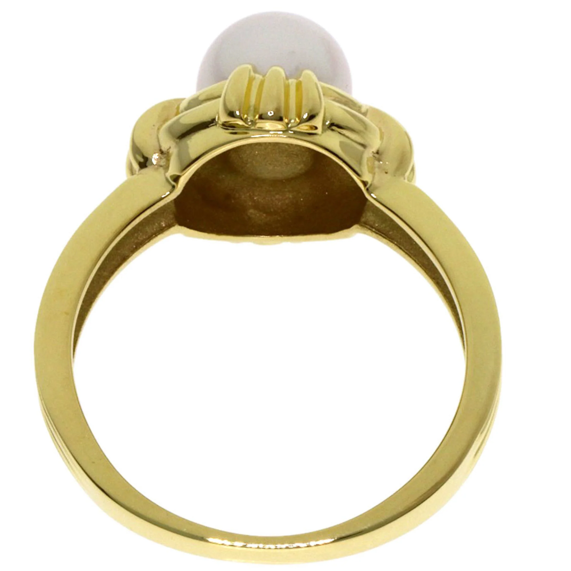 Ring 18K Yellow Gold With Akoya Pearl - Image 4