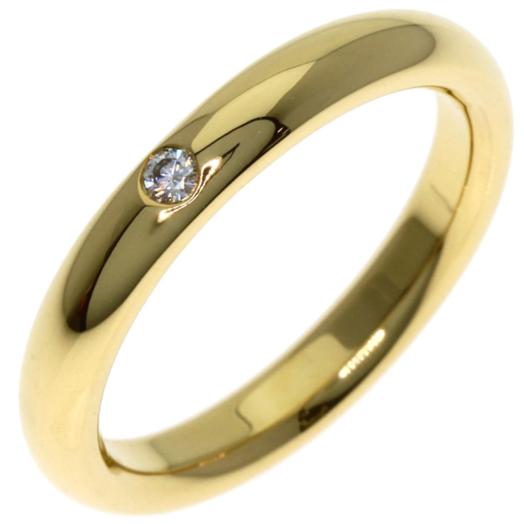 Ring 18K Yellow Gold with Diamond - Image 2