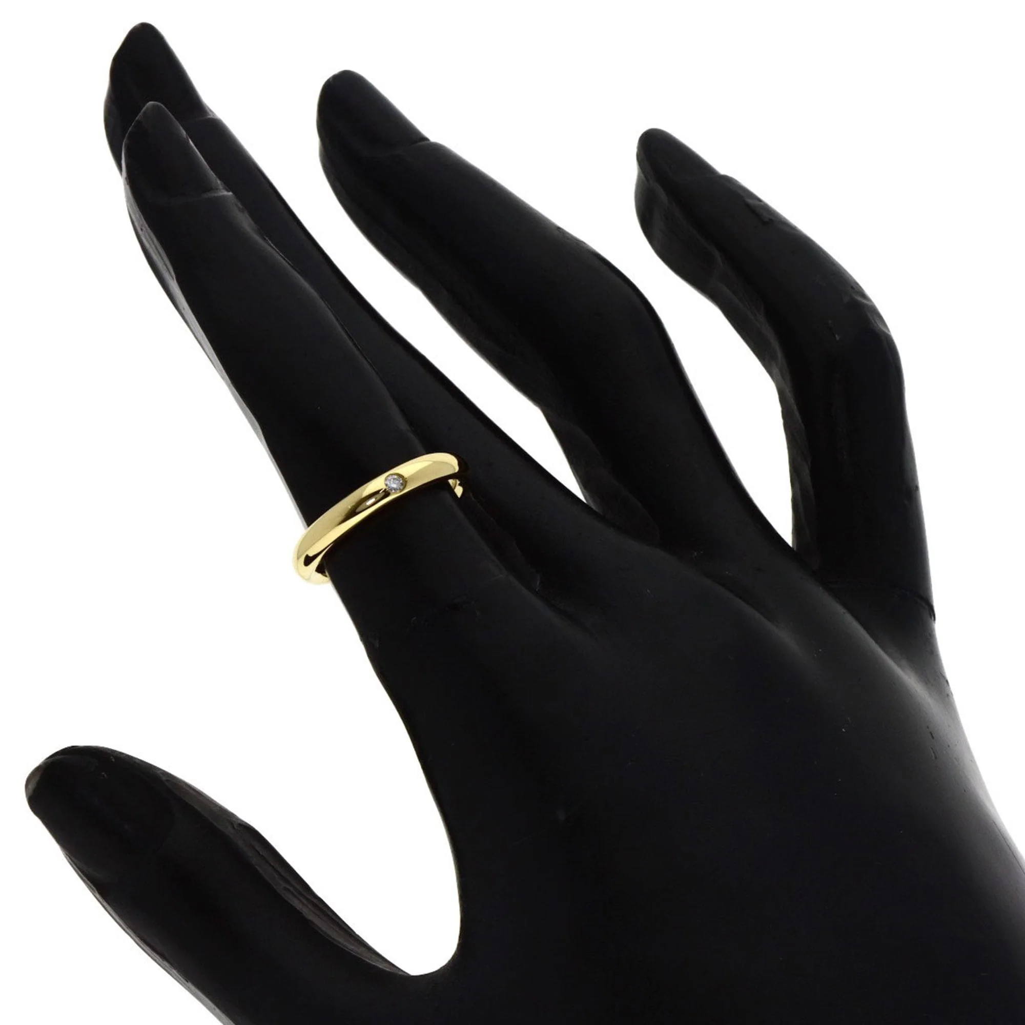 Ring 18K Yellow Gold with Diamond - Image 6