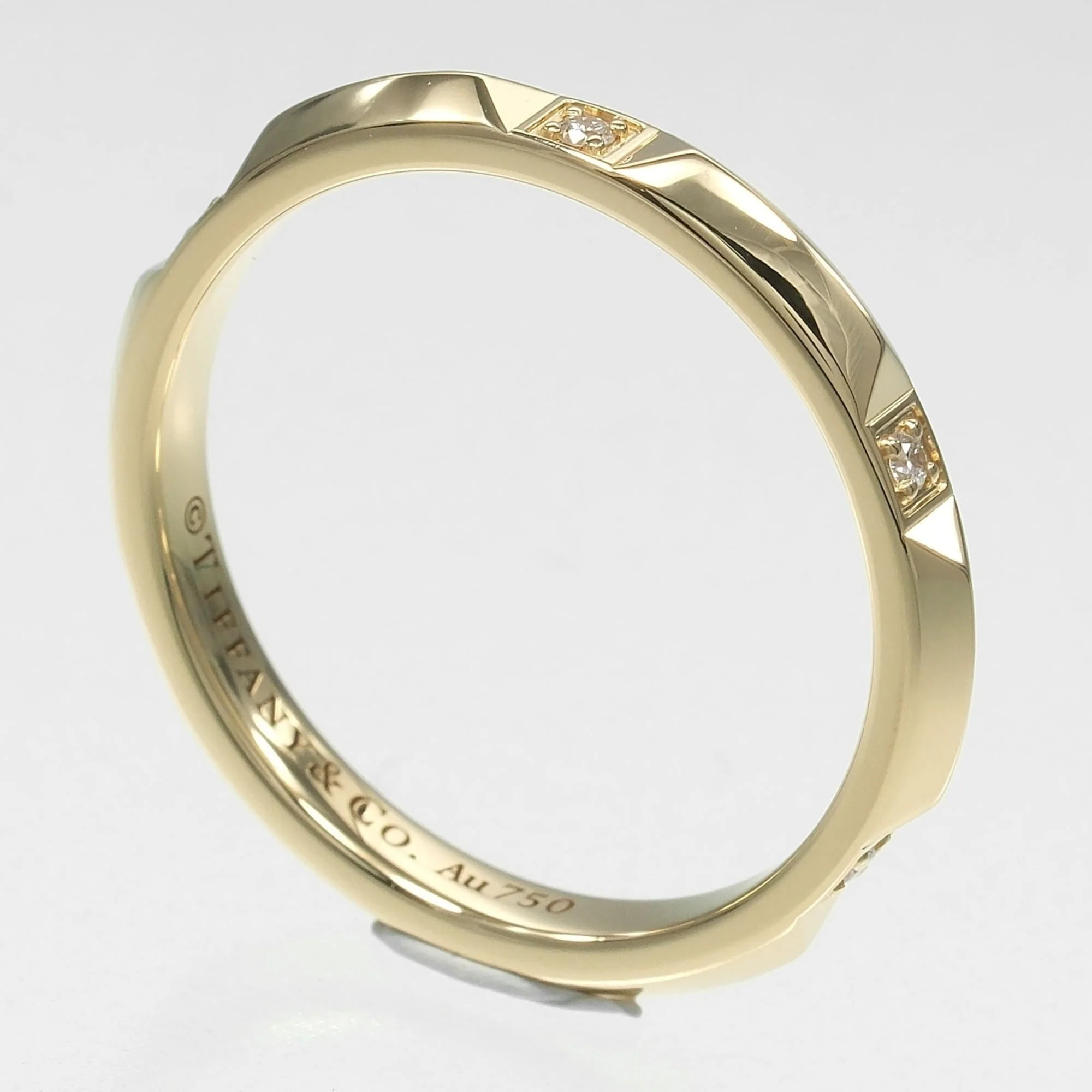 Ring 18K Yellow Gold with Diamond - Image 3