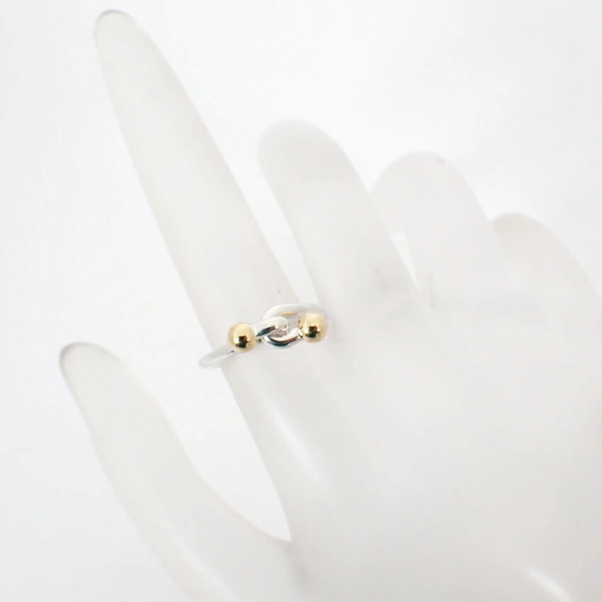 Ring Sterling Silver and 18K Yellow Gold - Image 5
