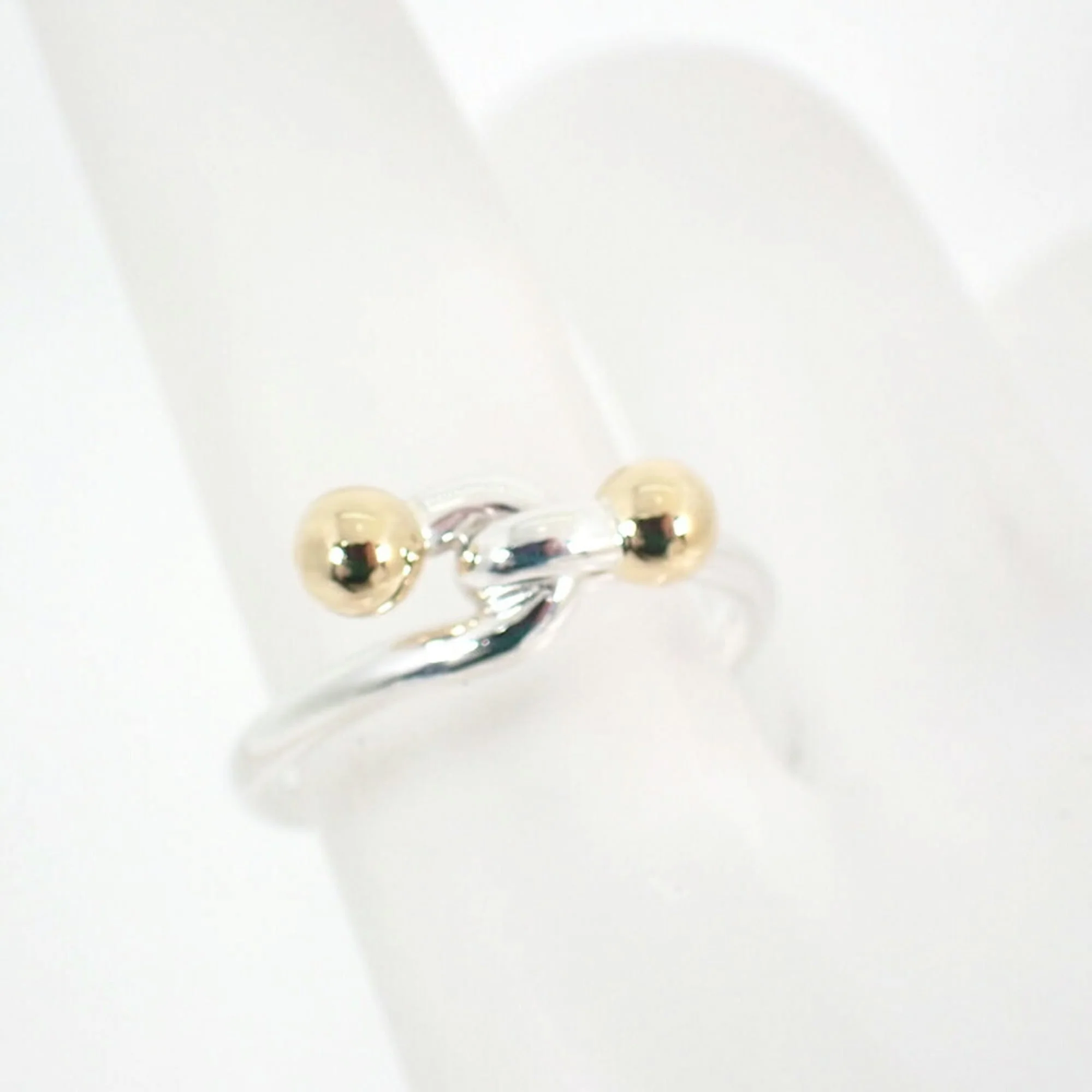 Ring Sterling Silver and 18K Yellow Gold - Image 7