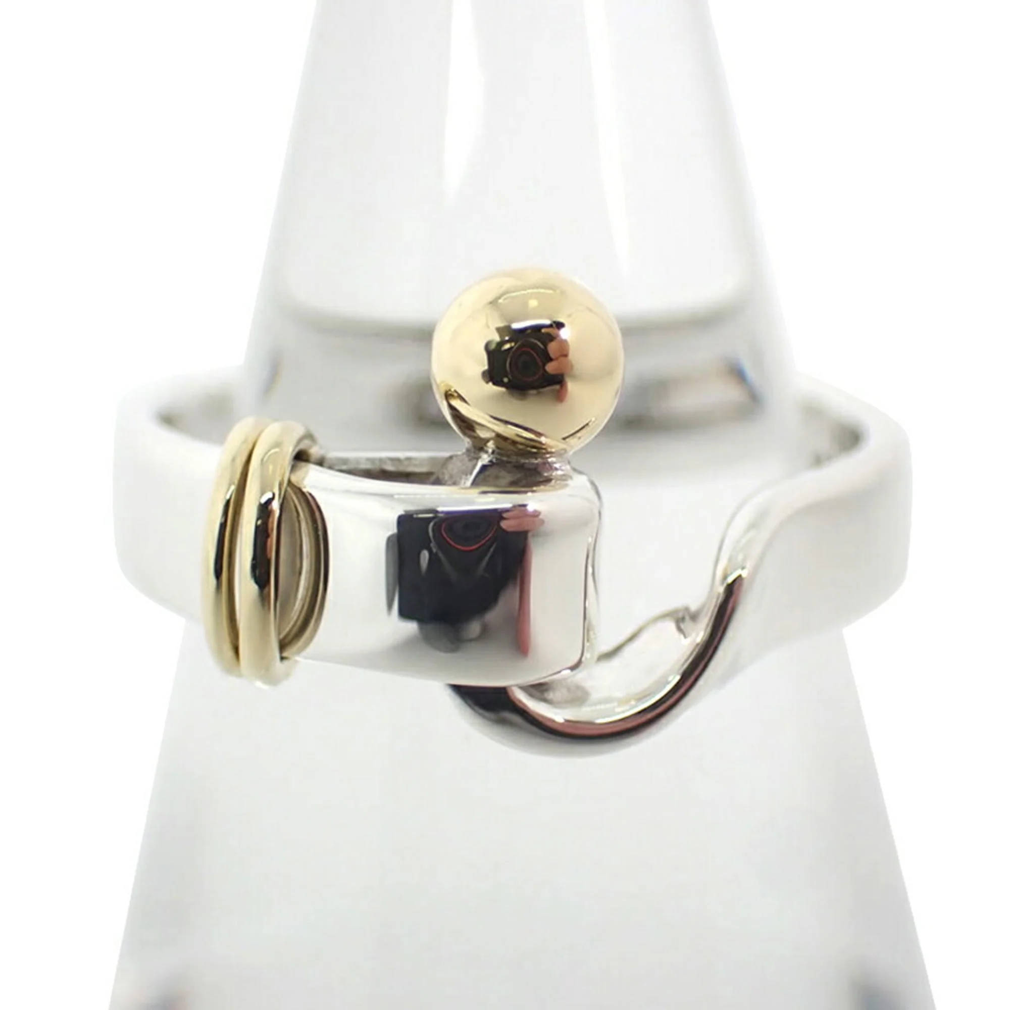 Ring Sterling Silver and 18K Yellow Gold - Image 2
