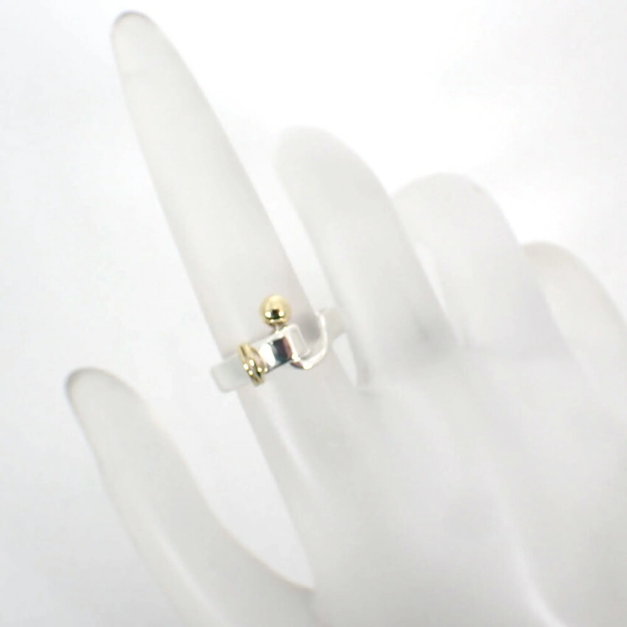 Ring Sterling Silver and 18K Yellow Gold - Image 4