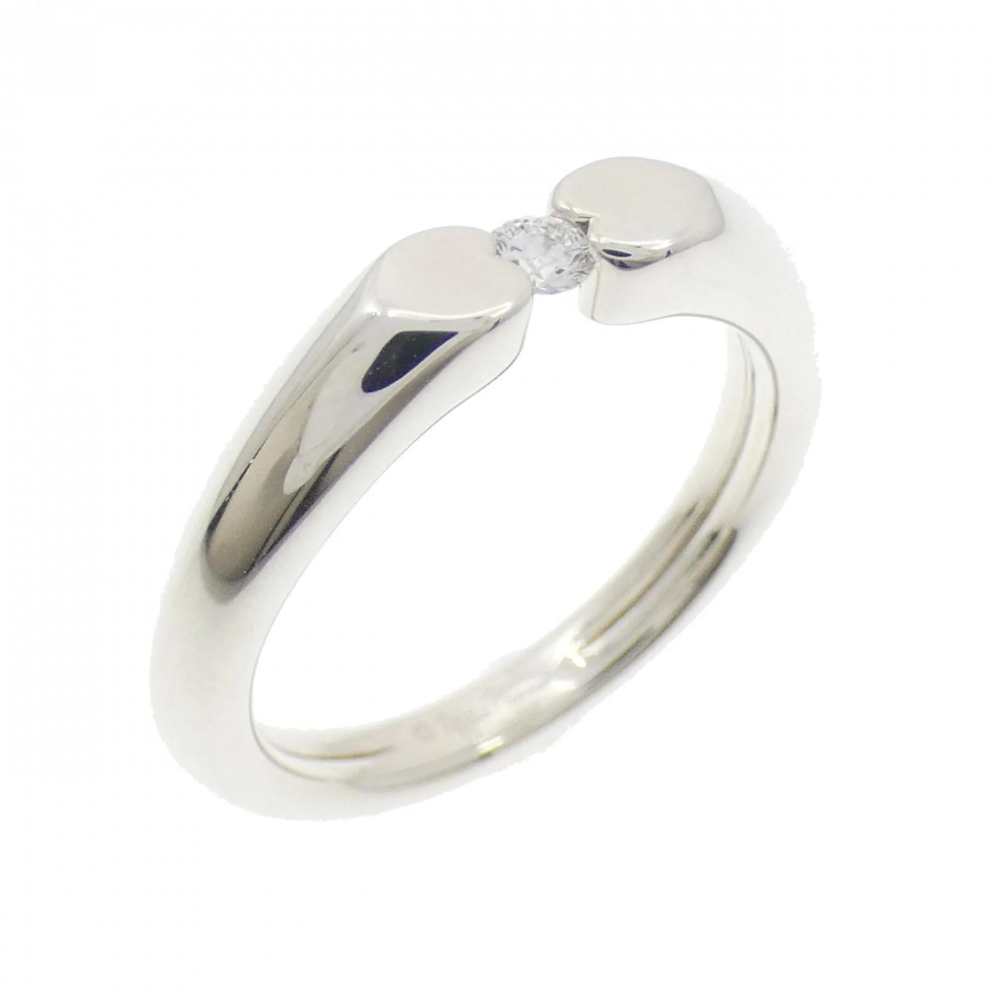 Ring Sterling Silver With Diamond