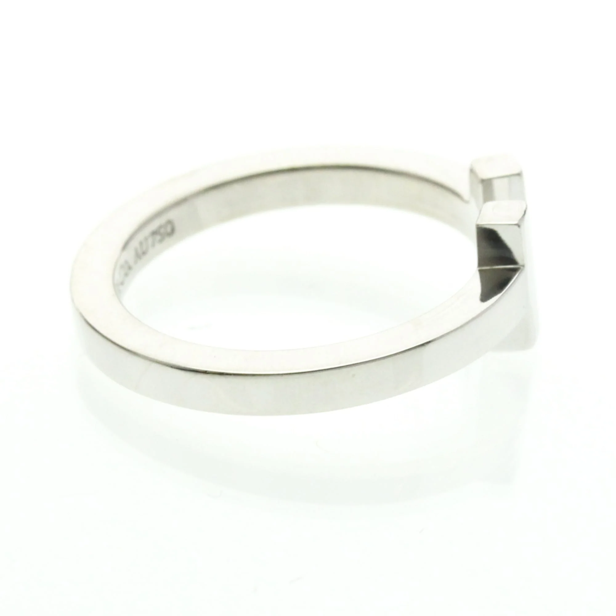 T-Square Ring 18K White Gold - Image 4