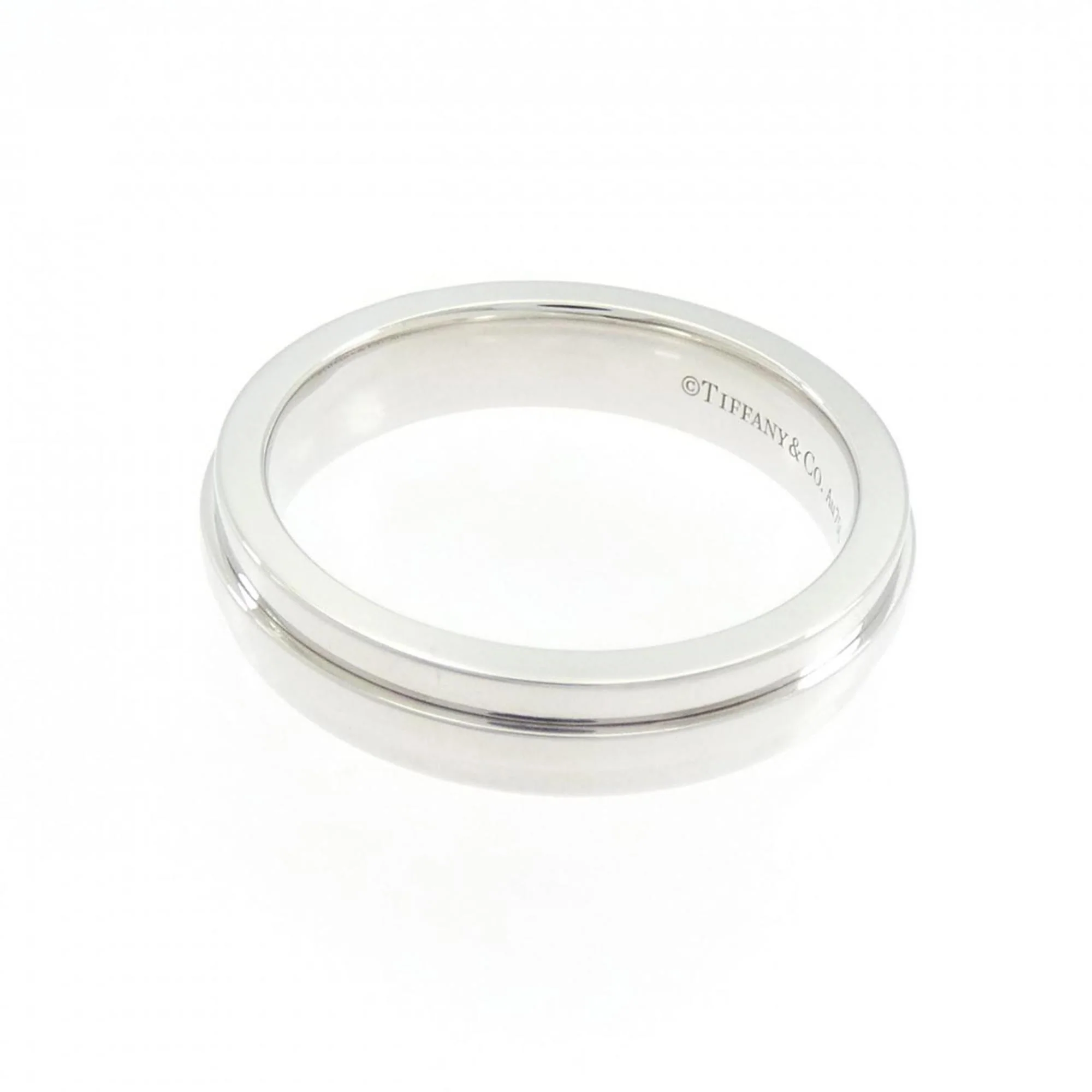 T Two Narrow Ring 18K White Gold - Image 3