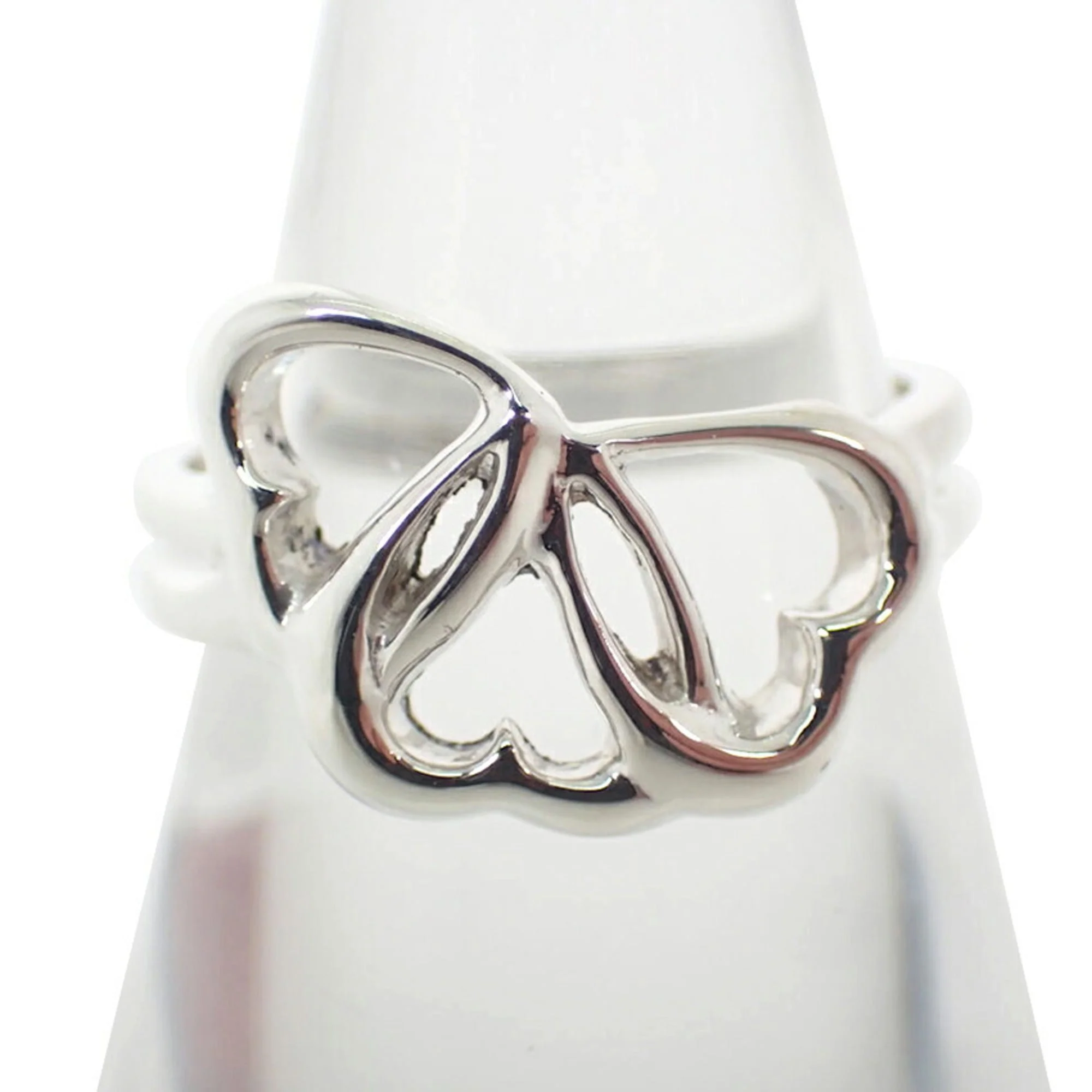 Triple Heart Ring Sterling Silver - Image 2