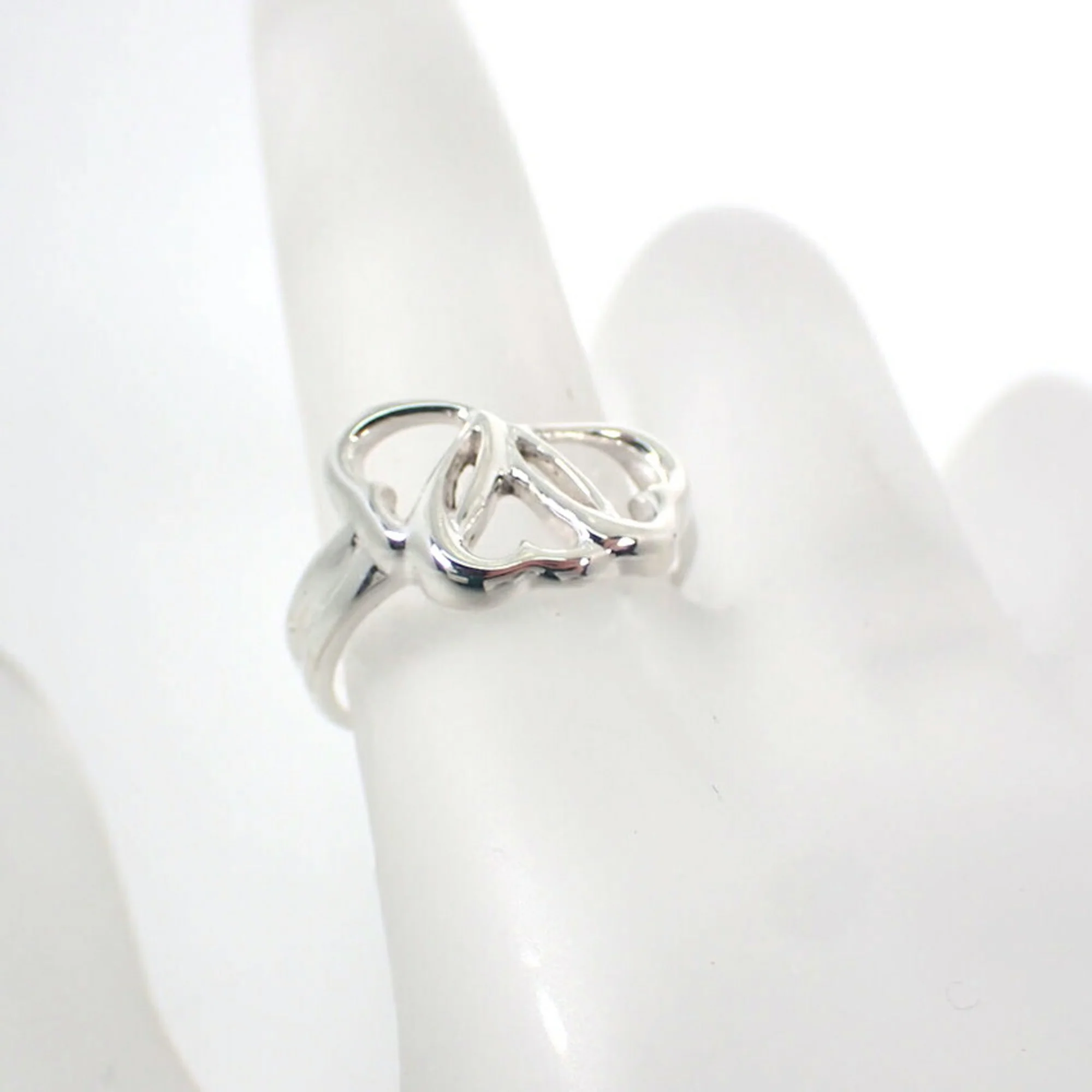 Triple Heart Ring Sterling Silver - Image 9