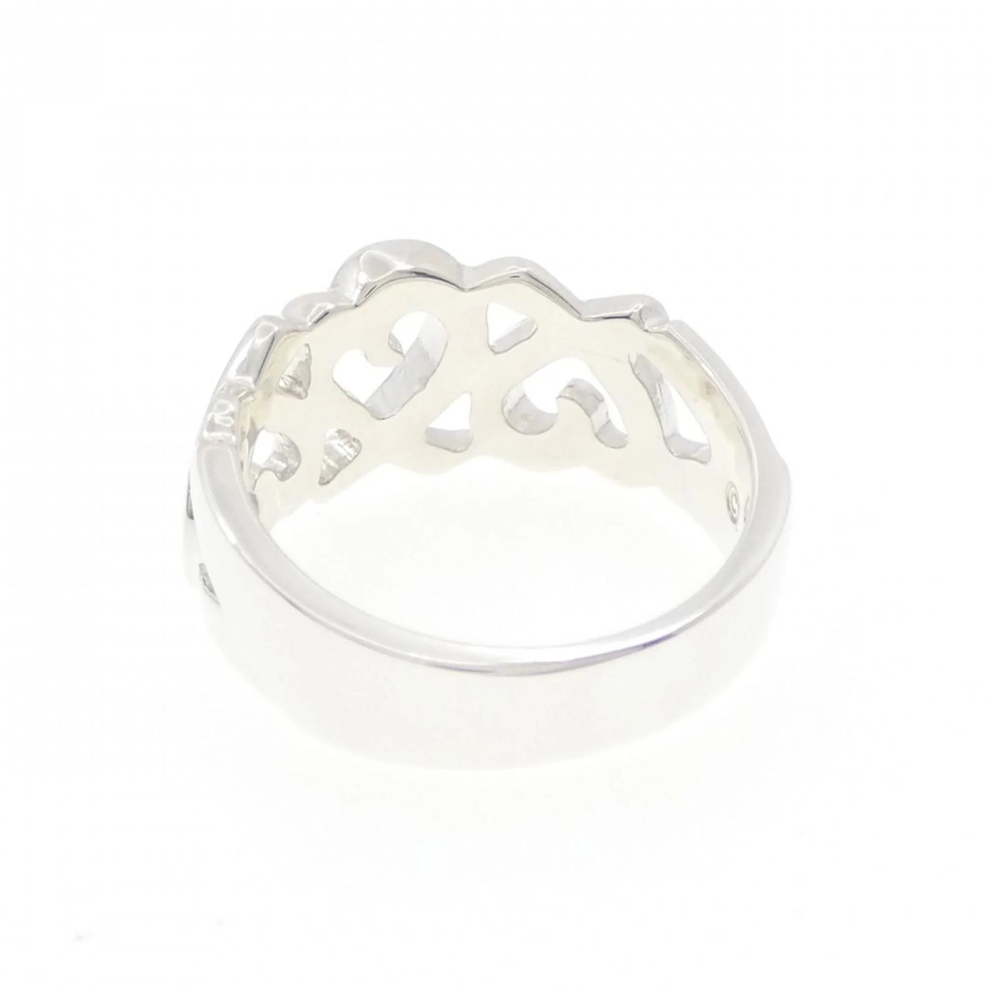 Triple Loving Heart Ring Sterling Silver - Image 3