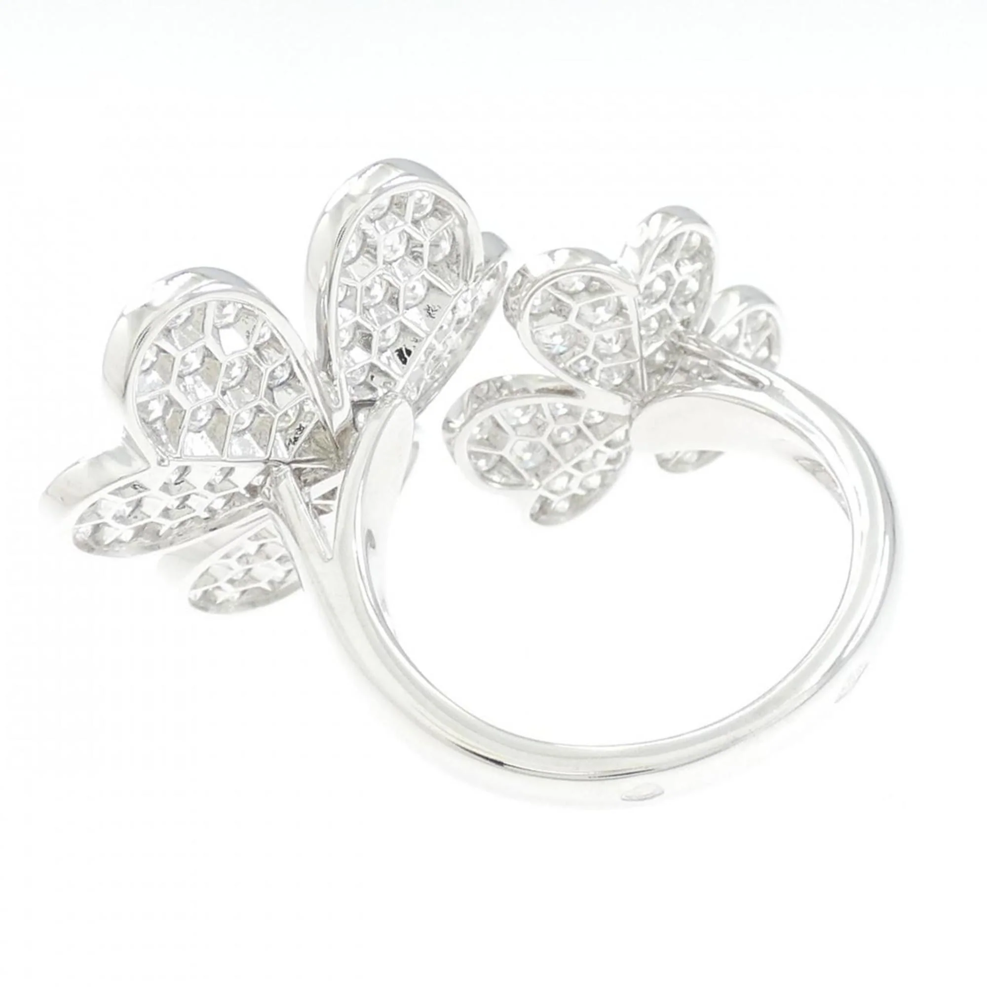 Frivole Entree Les Doors Ring 18K White Gold with Diamond - Image 3