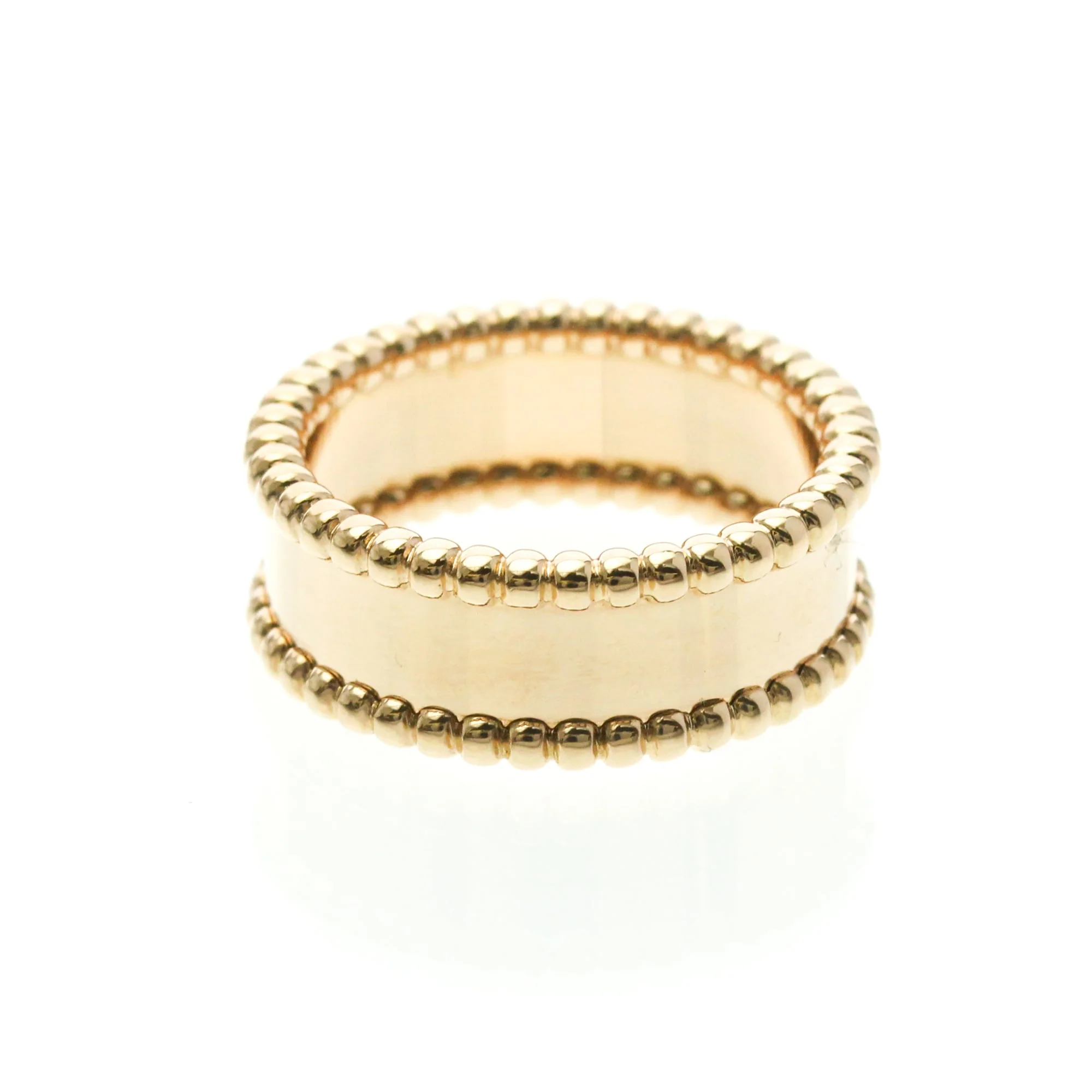 Perle Signature Band Ring 18K Rose Gold - Image 3