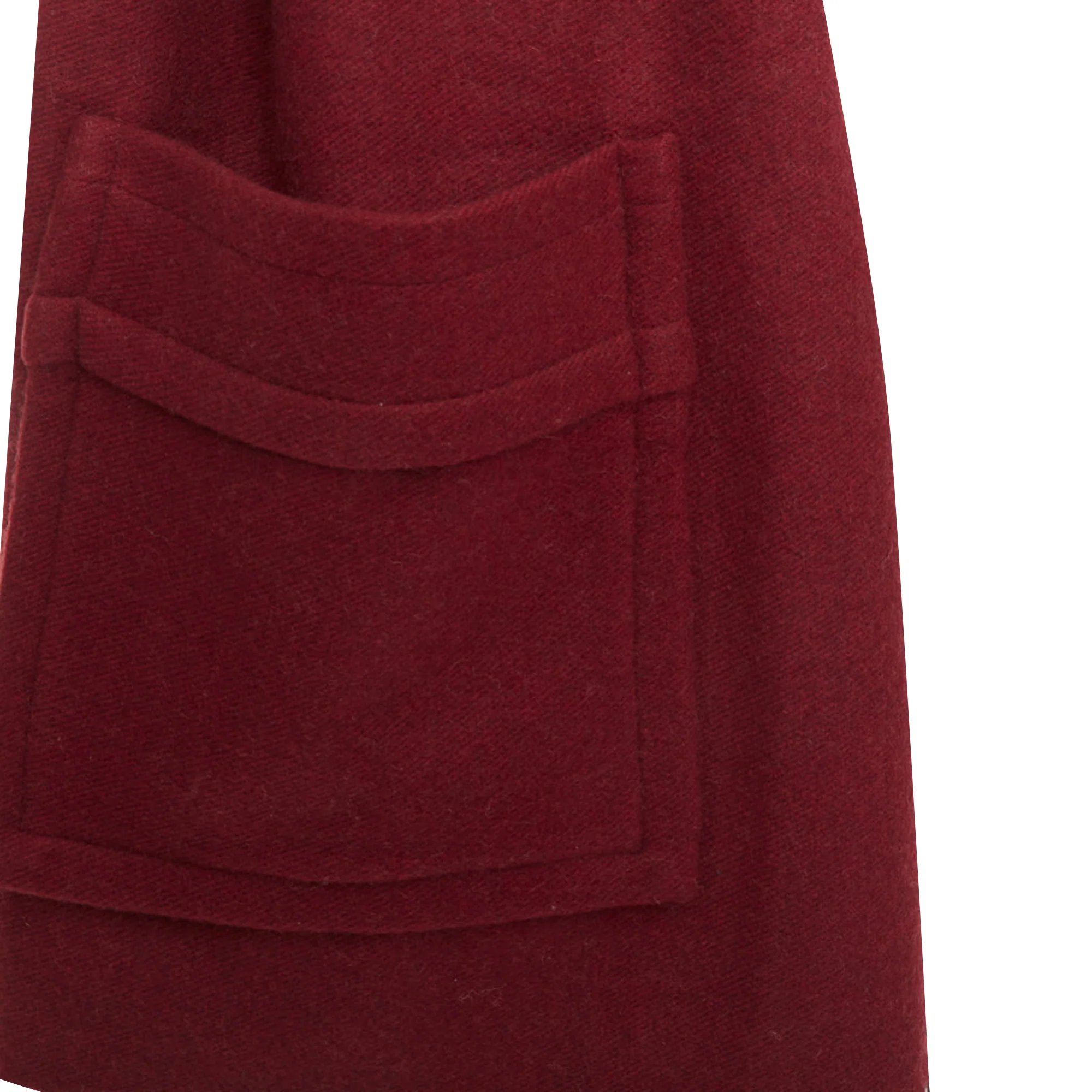 Fendi cashmere bicolor pocket fringed long scarf - Image 7