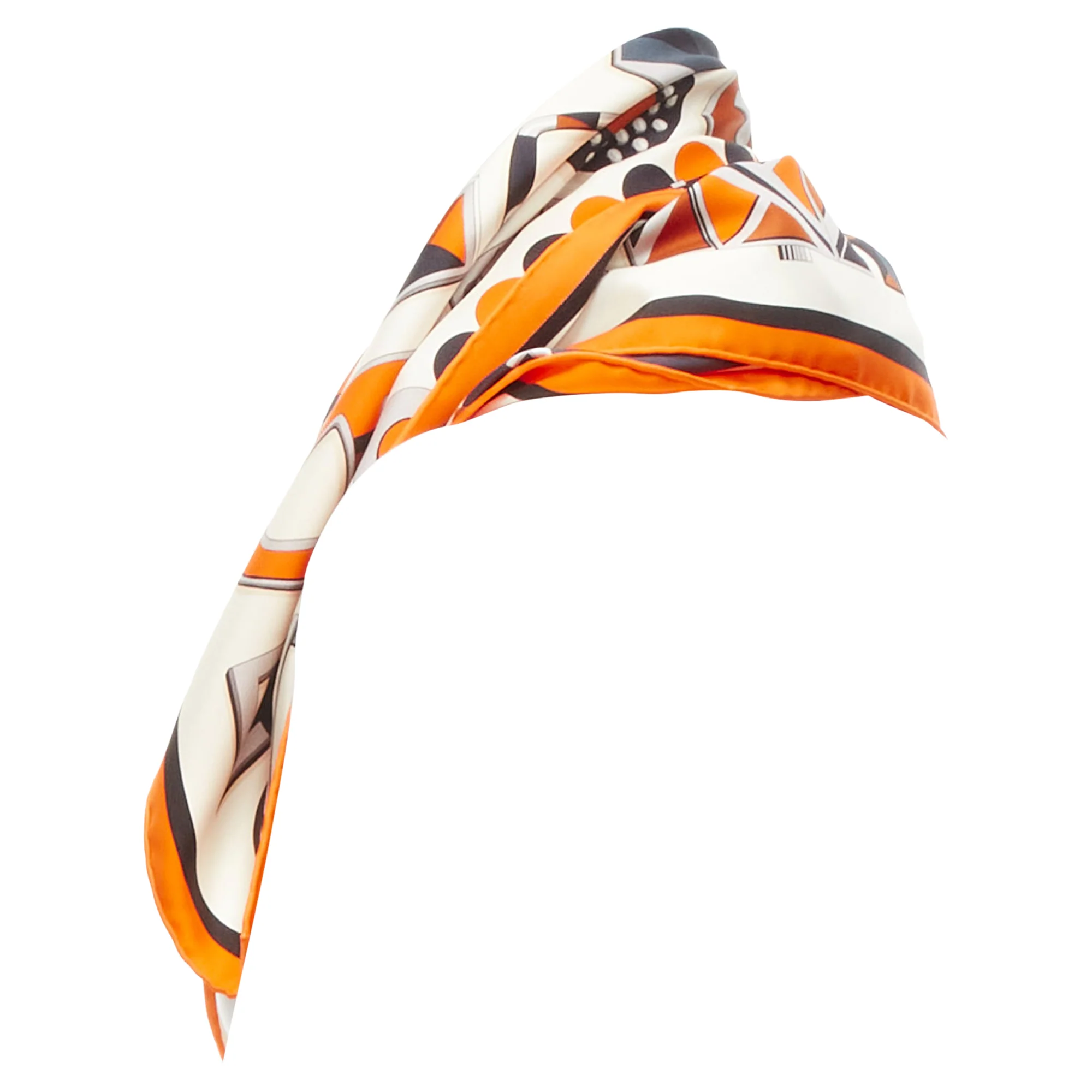 Hermes silk border H buckle horsebchain scarf - Image 6