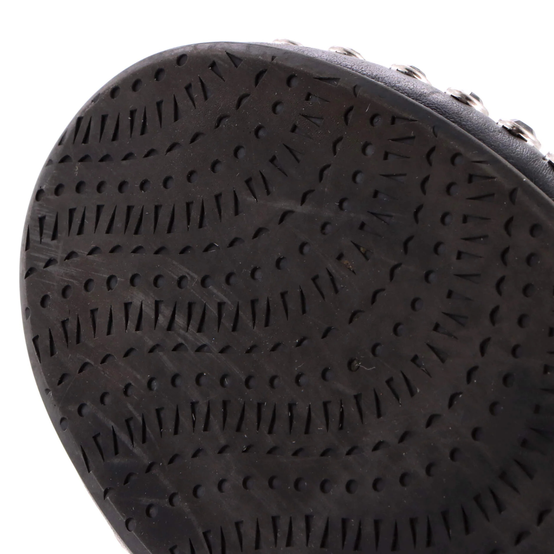 Women's Buckle Ballerina Flats Leather with Crystals - Image 6