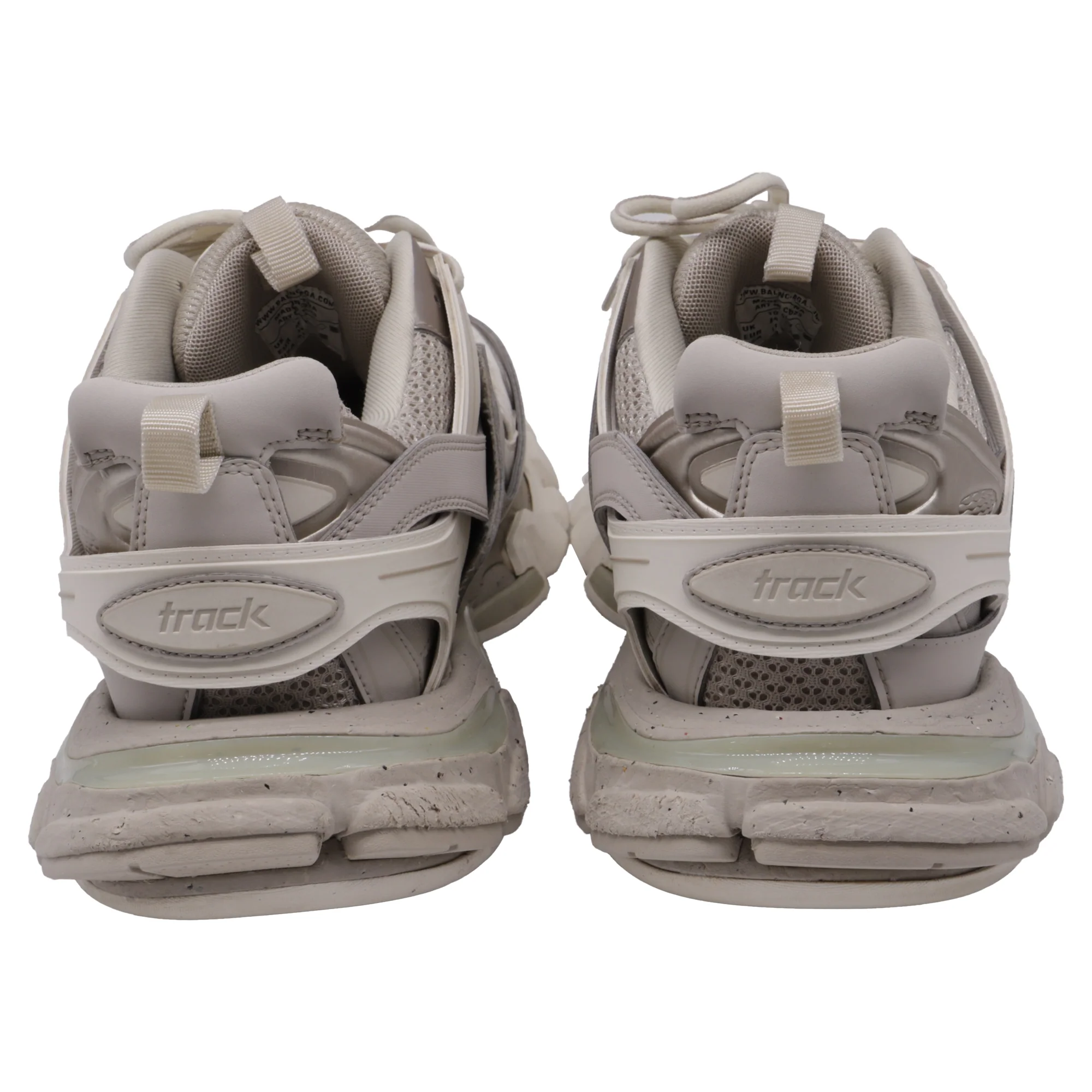 Men's Balenciaga Track Sneakers in Grey Polyurethane - Image 5