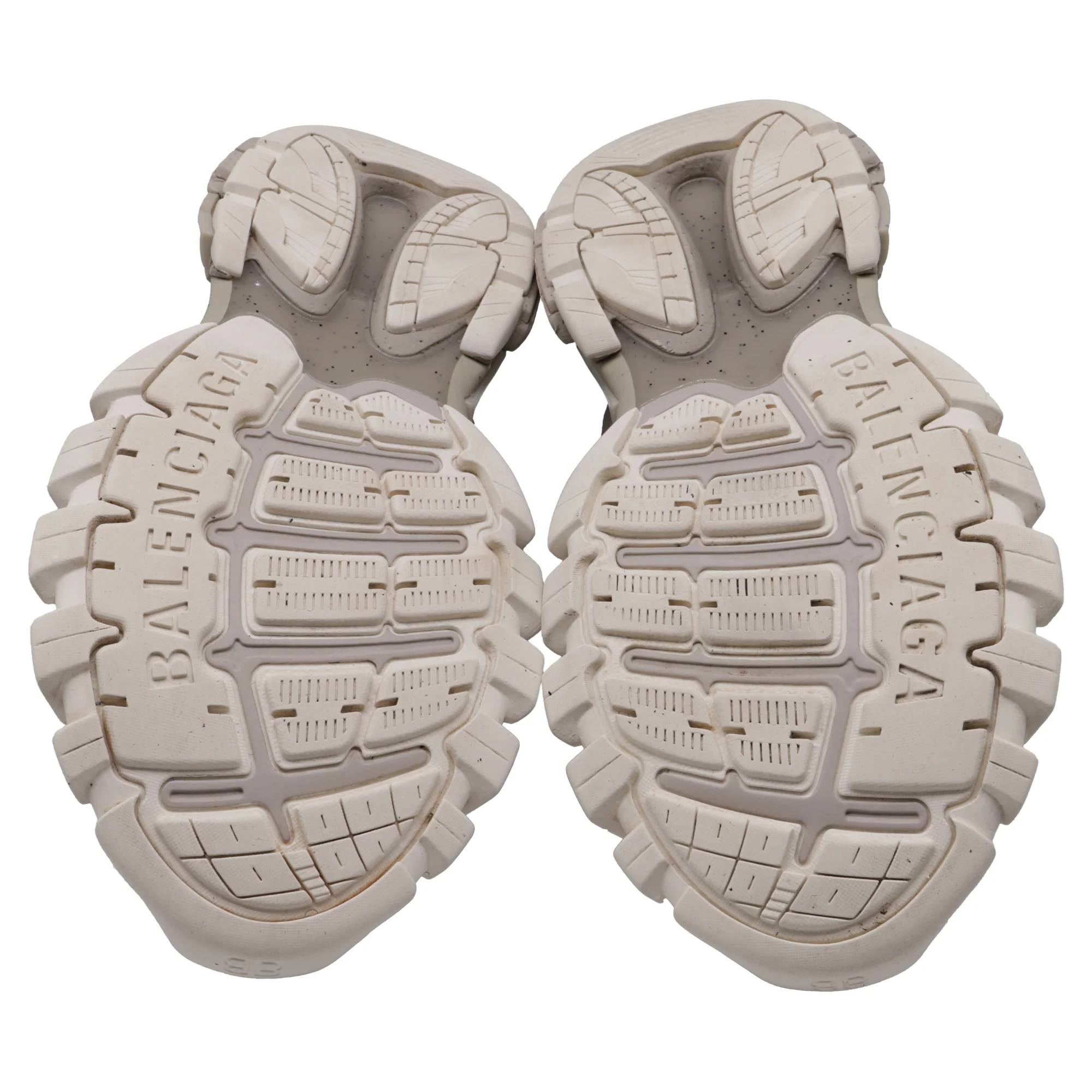 Men's Balenciaga Track Sneakers in Grey Polyurethane - Image 7