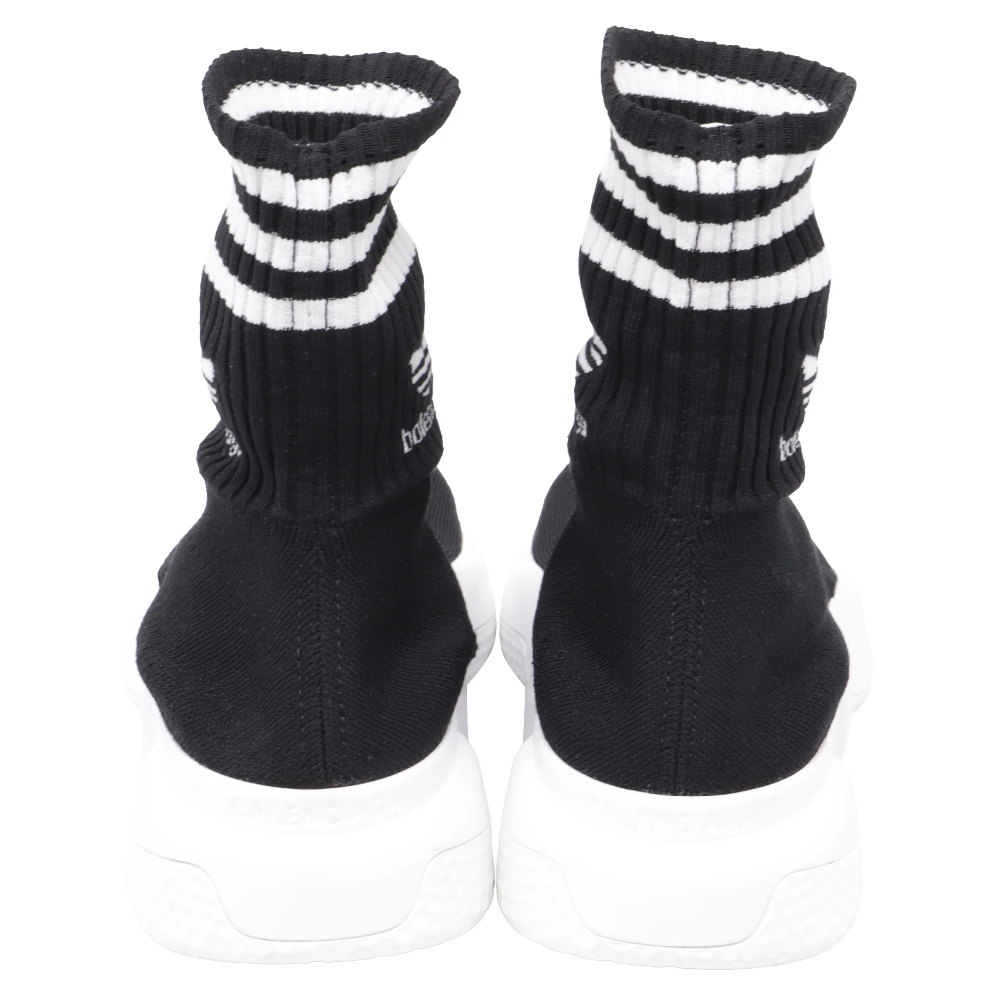 Men's Balenciaga x Adidas Speed Trainer Shoes in Black Polyester - Image 5