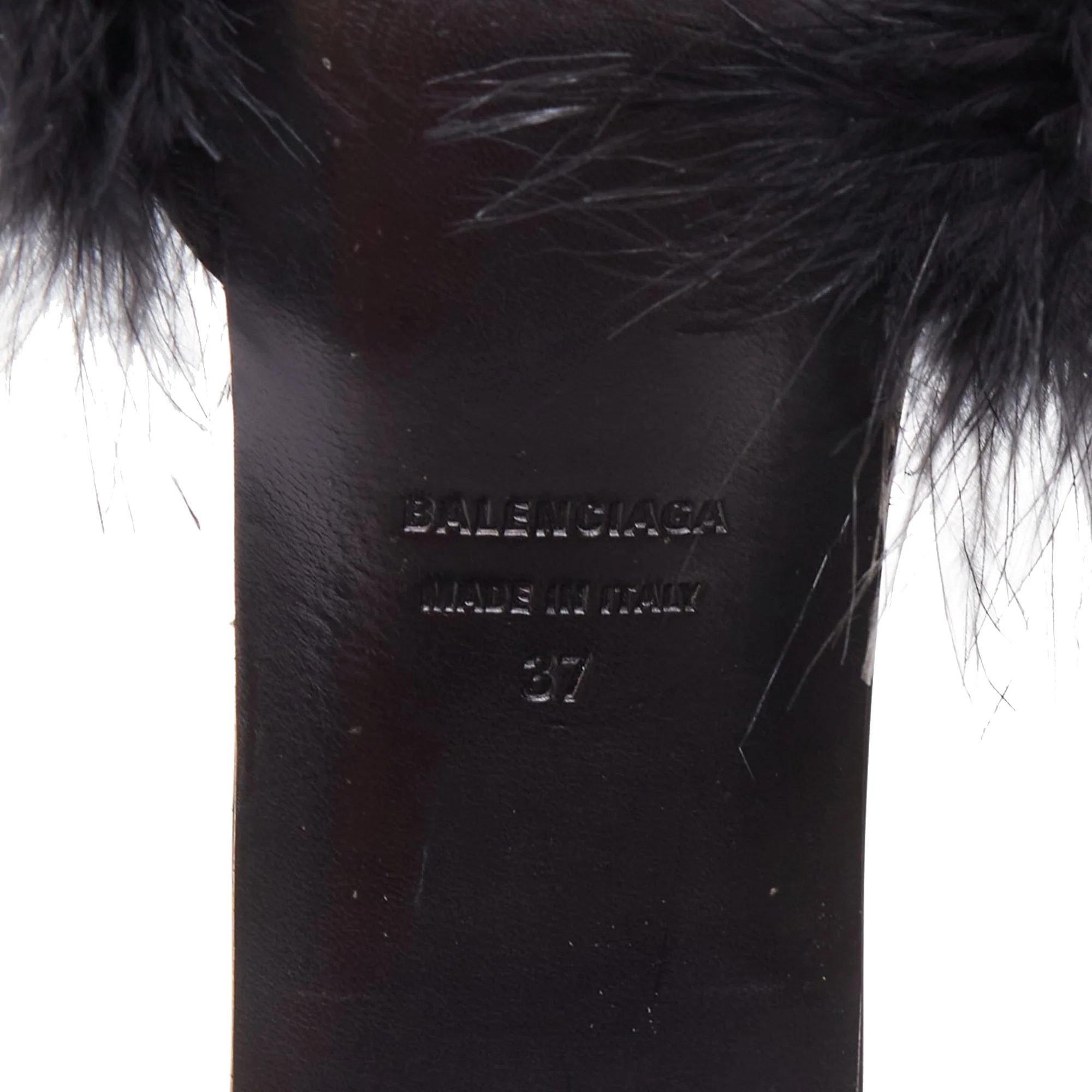 Women's Balenciaga Boudoir Feather Mule Sandals - Image 10