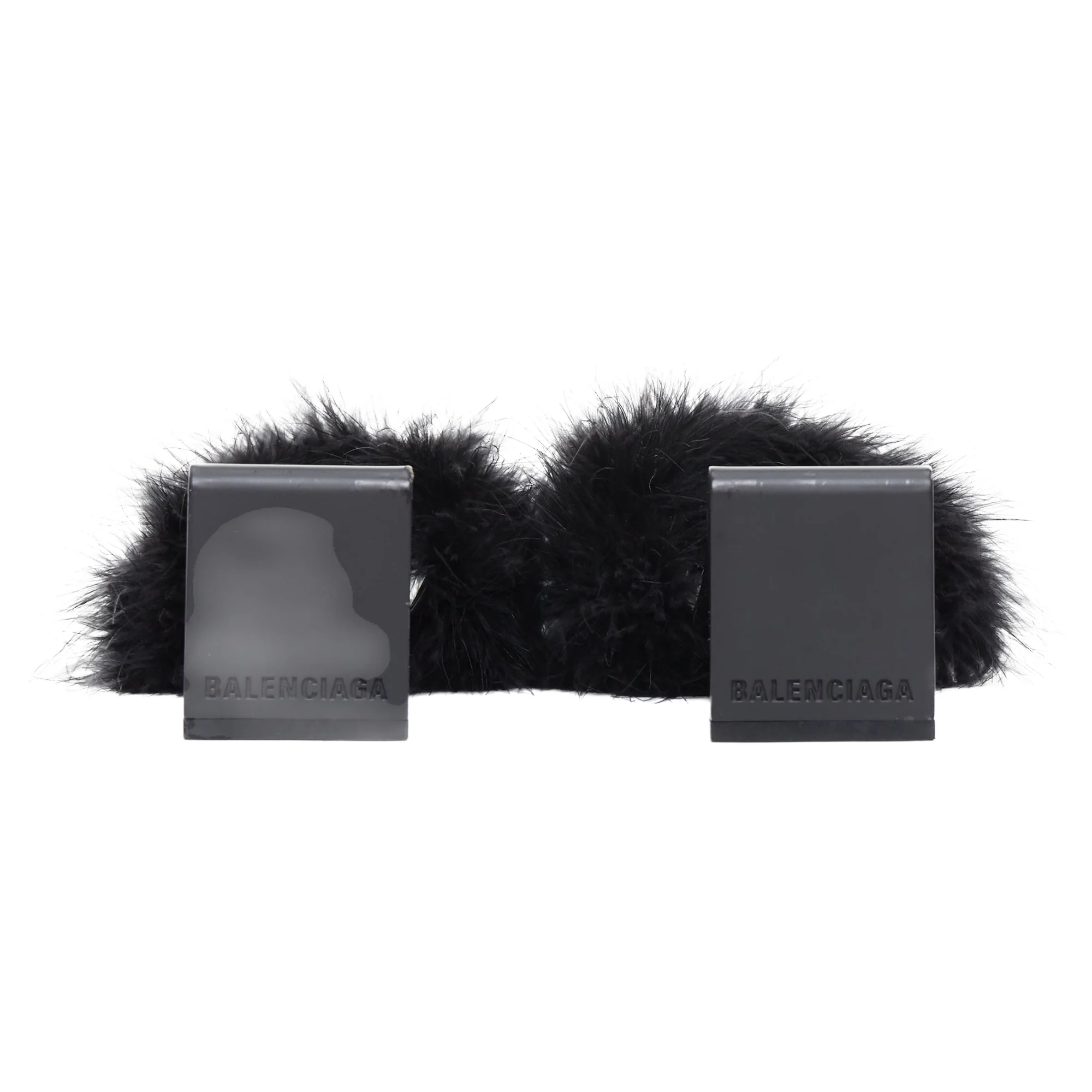 Women's Balenciaga Boudoir Feather Mule Sandals - Image 6