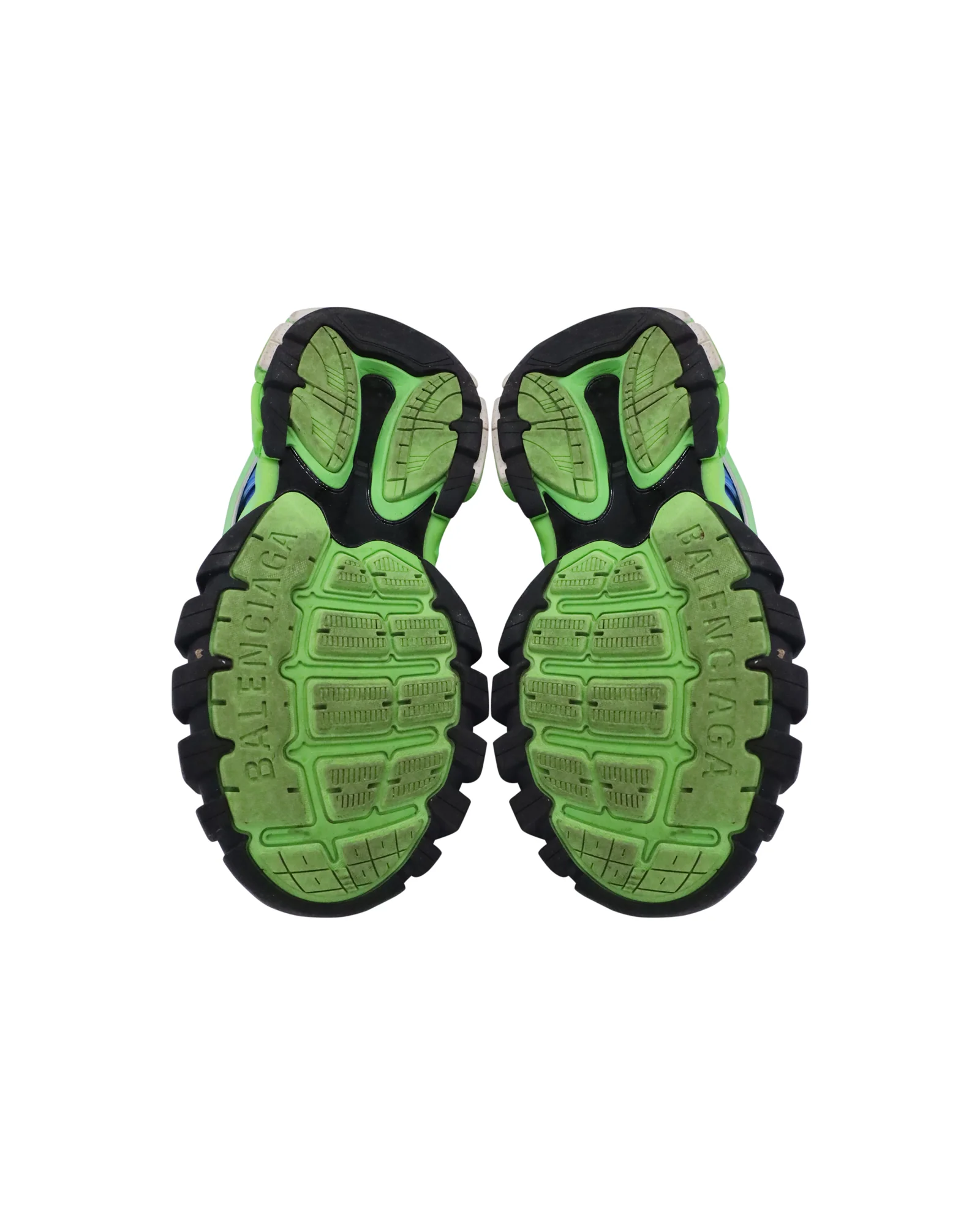 Women's Balenciaga Track Sneakers in Green Polyurethane - Image 5