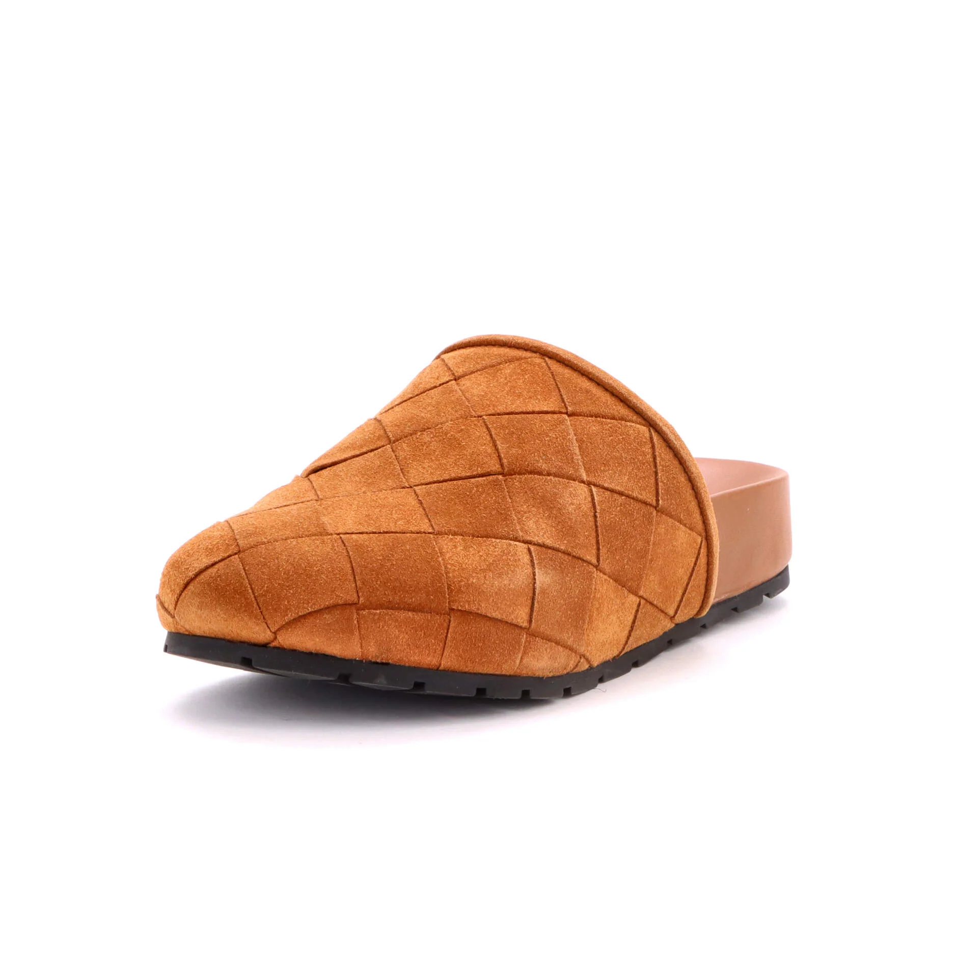Women's Reggie Mules Intrecciato Suede