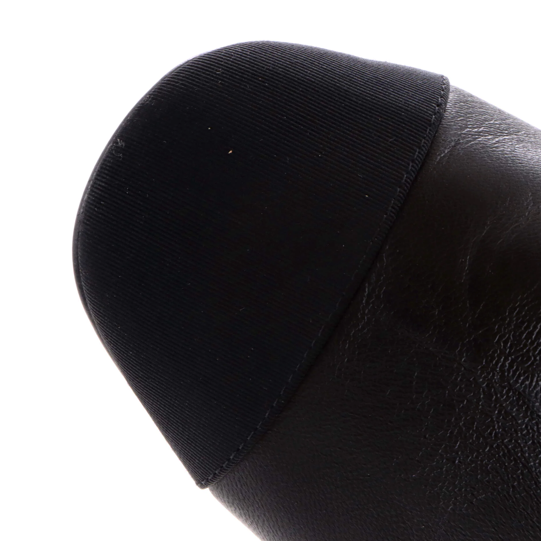 Women's Cap Toe Chain Fold Over Boots Leather with Grosgrain - Image 5