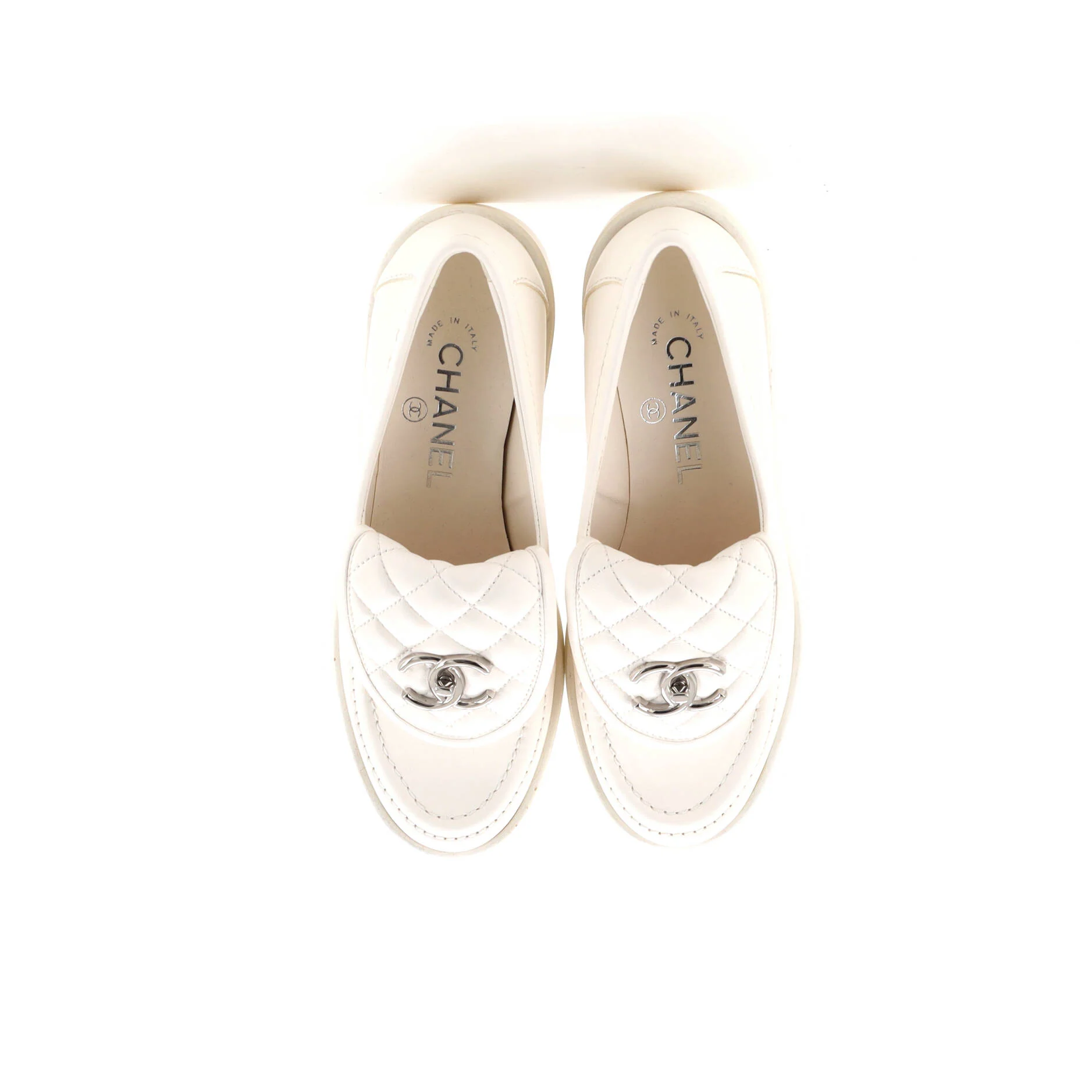 Women's CC Loafers Quilted Leather - Image 2