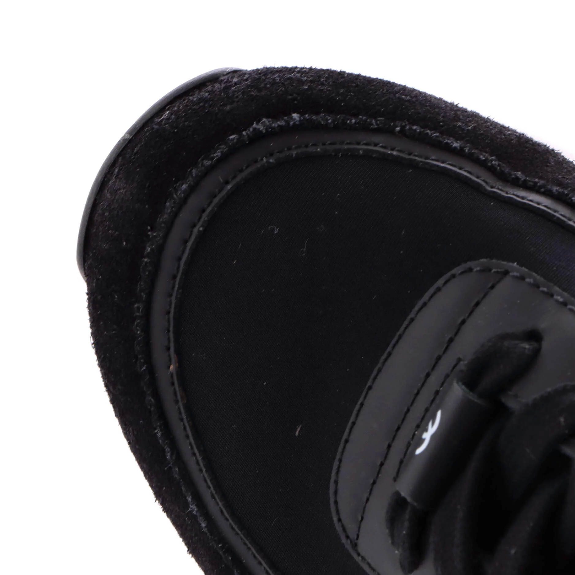 Women's CC Low-Top Sneakers Leather and Fabric with Suede - Image 5