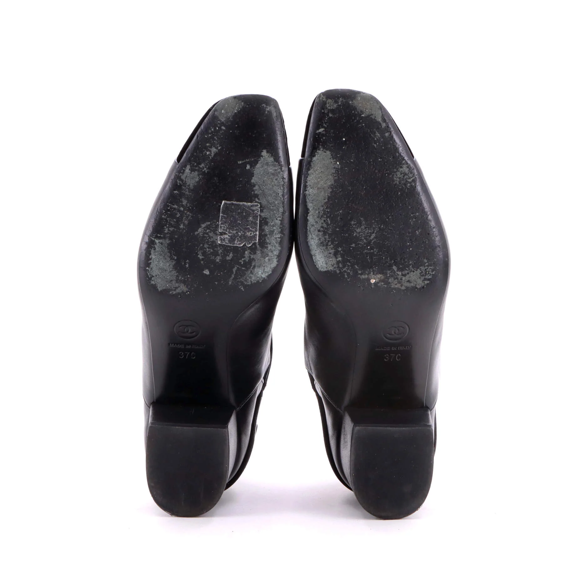 Women's Logo Cap Toe Short Ankle Boots Leather with Velvet - Image 4