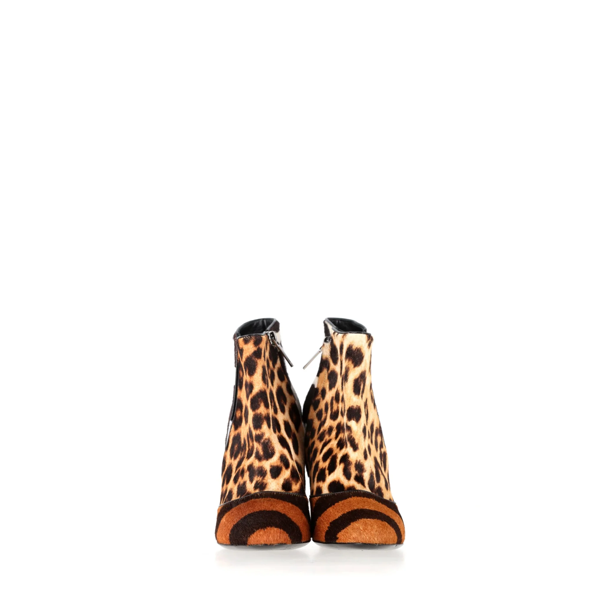 Women's Dior Delta Animal-Print Wedge Ankle Boots in Brown Pony Hair - Image 8