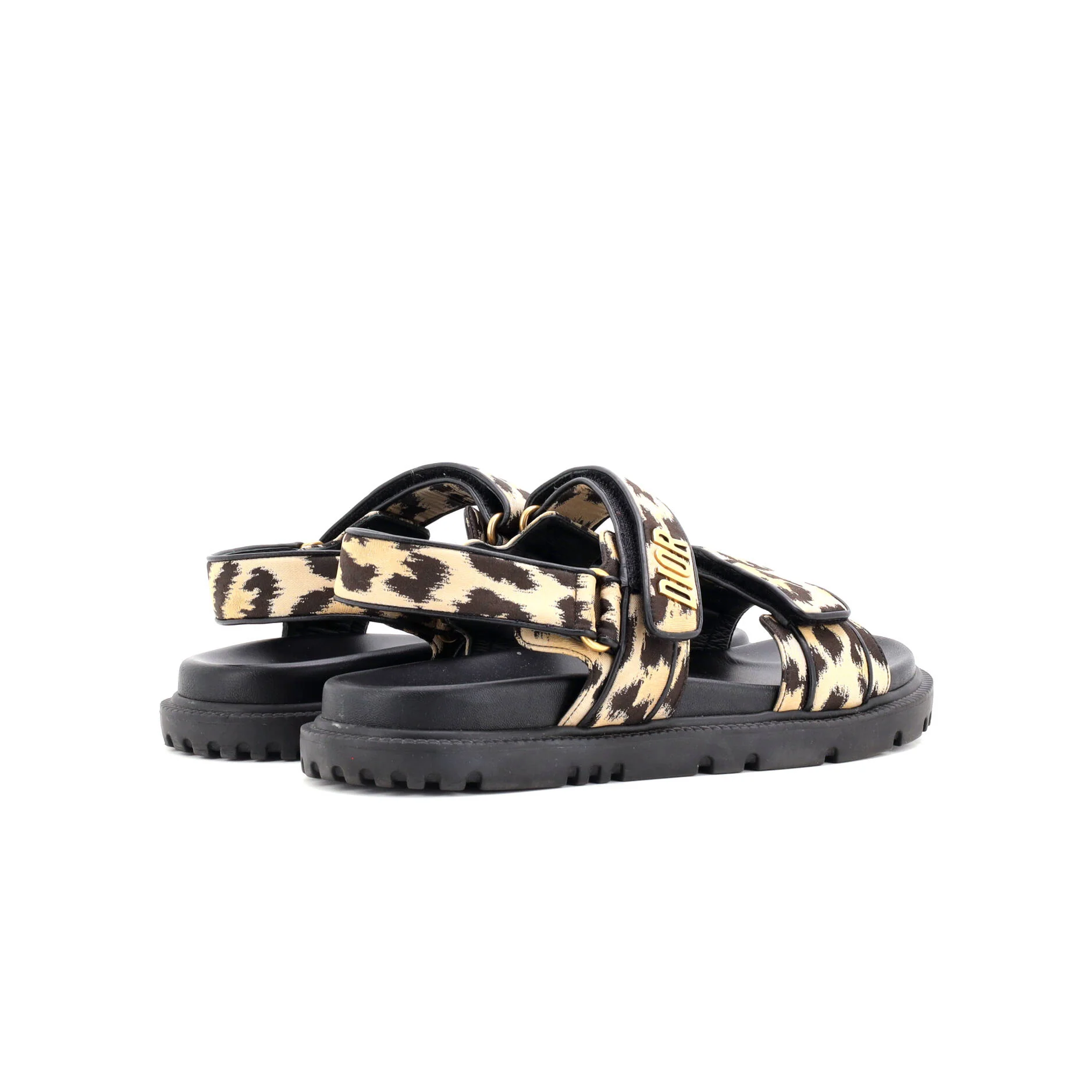 Women's DiorAct Sandals Printed Technical Fabric - Image 3