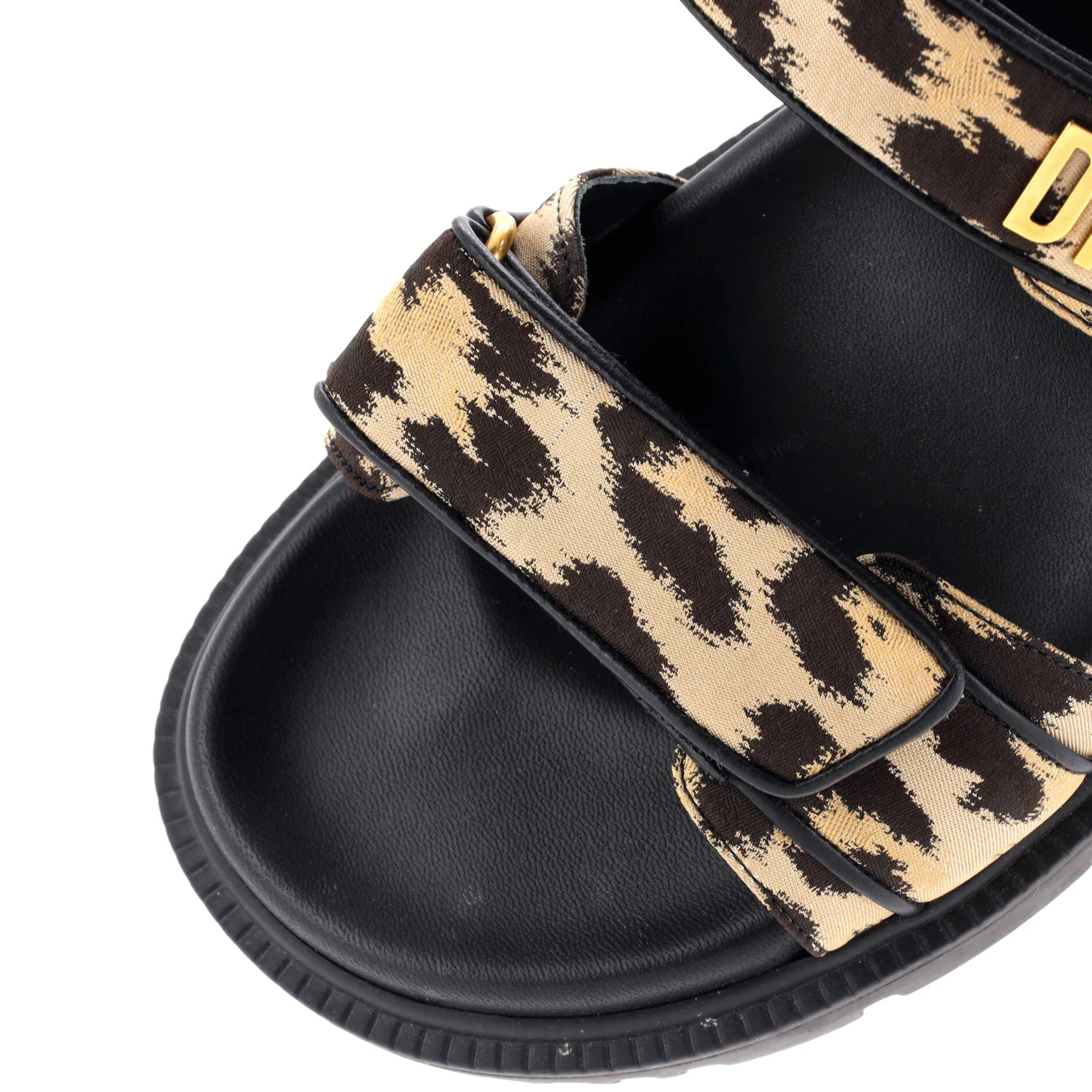 Women's DiorAct Sandals Printed Technical Fabric - Image 5