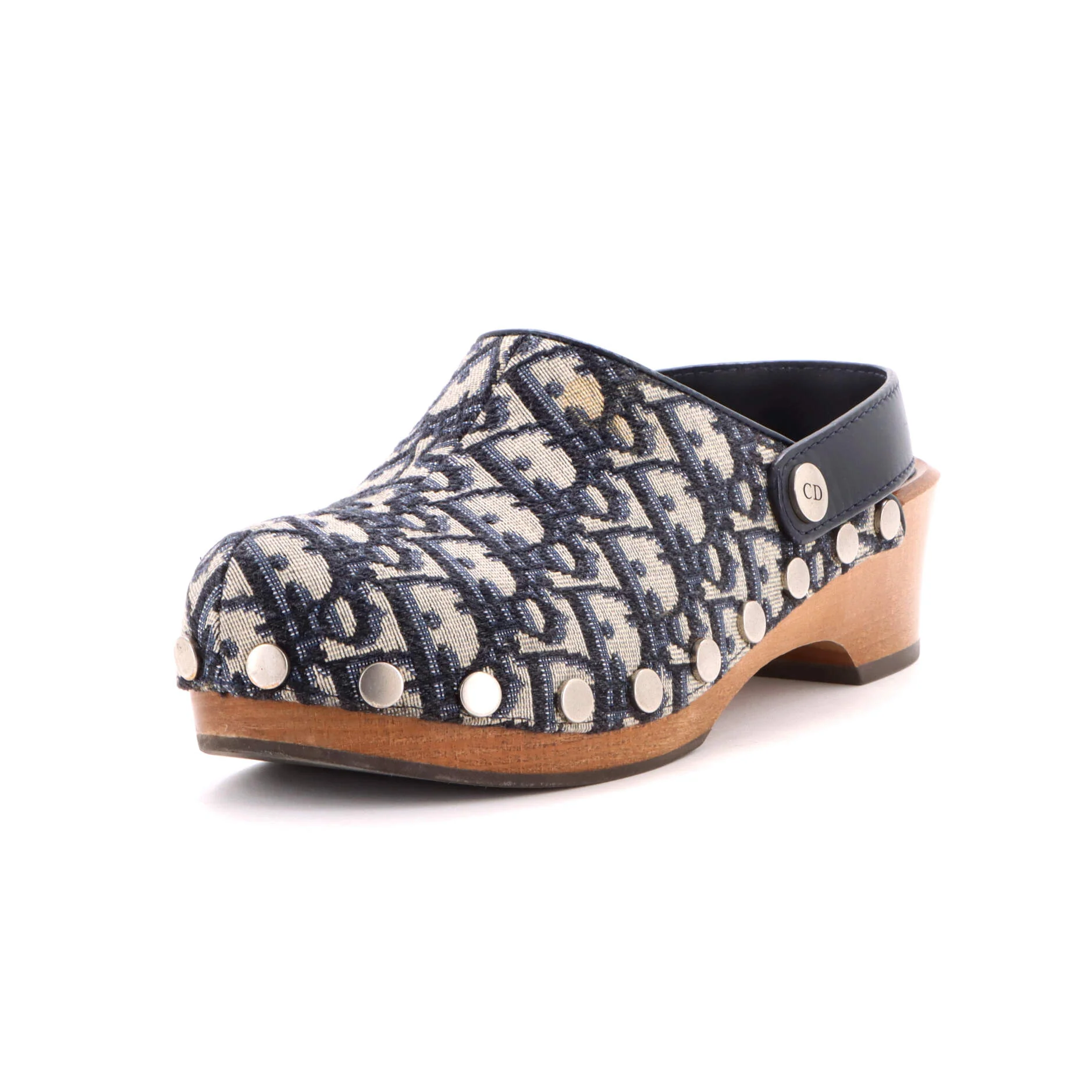Women's Diorquake Slingback Clogs Oblique Canvas